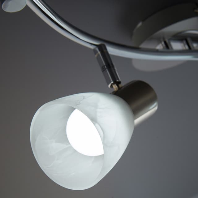 B.K.Licht LED Deckenspots »Lunas«, 6 flammig-flammig, LED Deckenleuchte,  dreh-und schwenkbare Spots, inkl. Leuchtmittel | BAUR