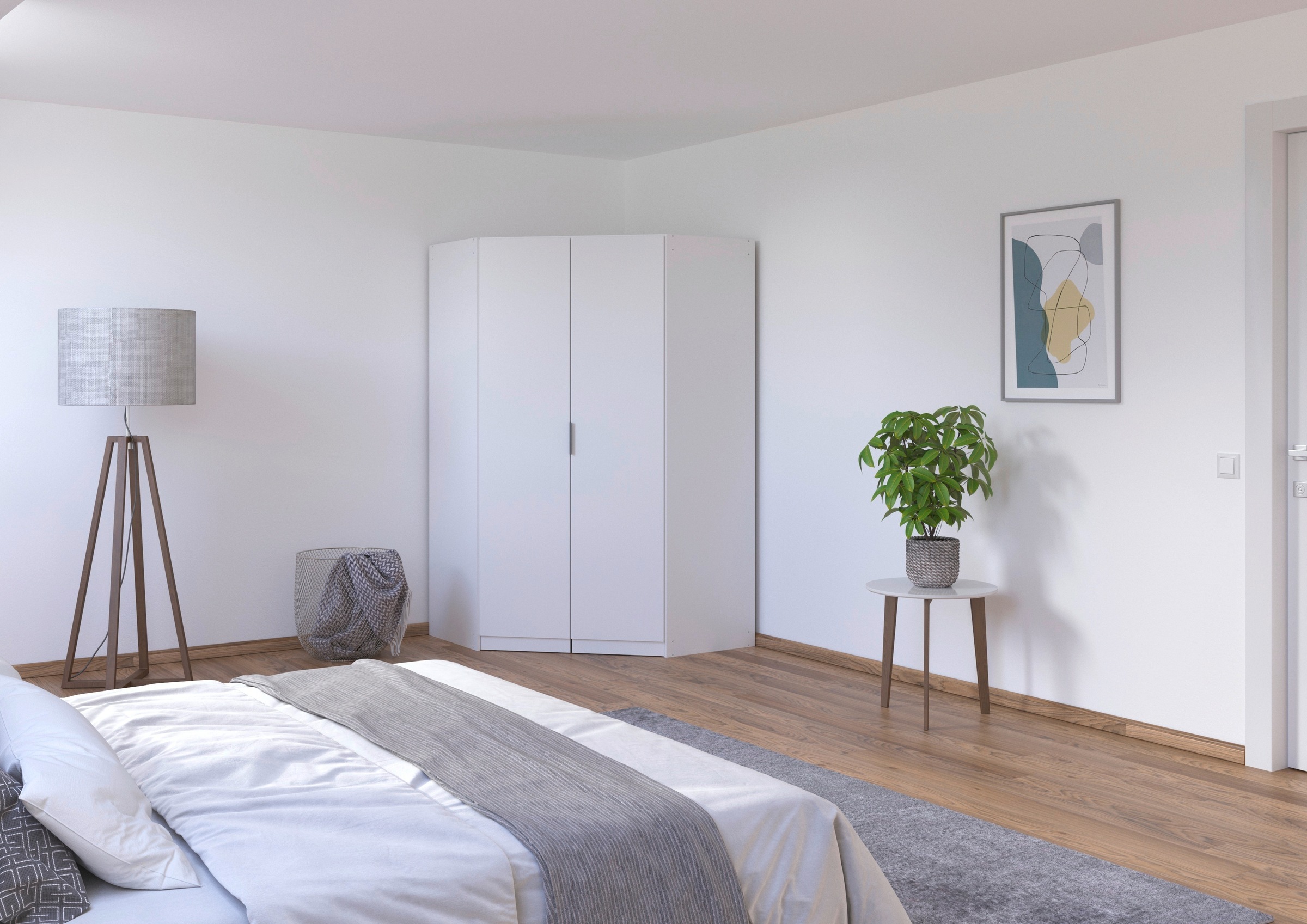 rauch Kleiderschrank "Eckschrank Schrank Ankleidezimmer Schlafzimmer Garder günstig online kaufen