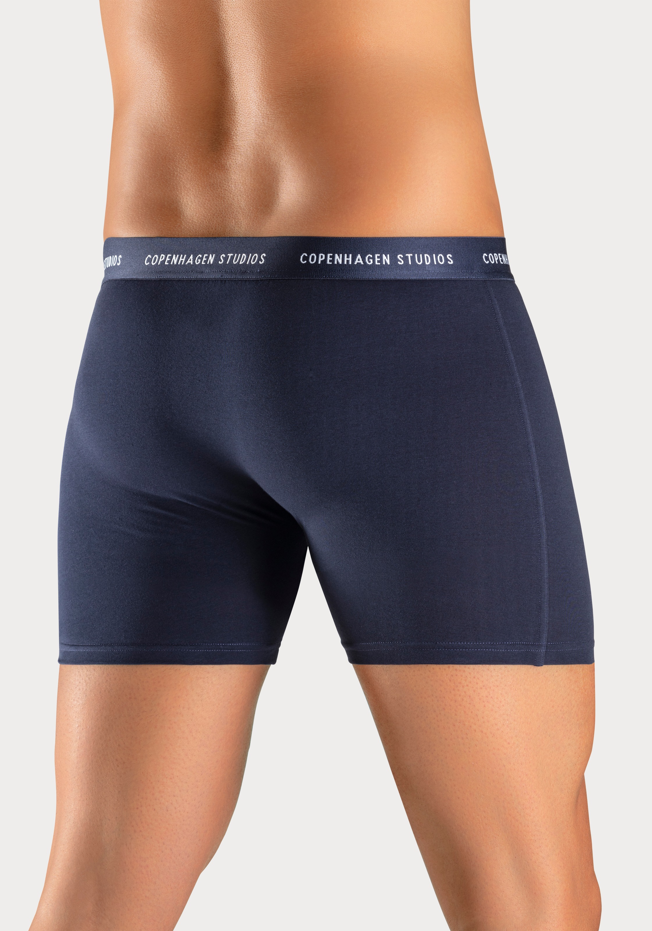 Thumbnail - Copenhagen Studios Langer Boxer "Boxershorts für Herren", (3 St.), mit längerem Bein und Logobund
