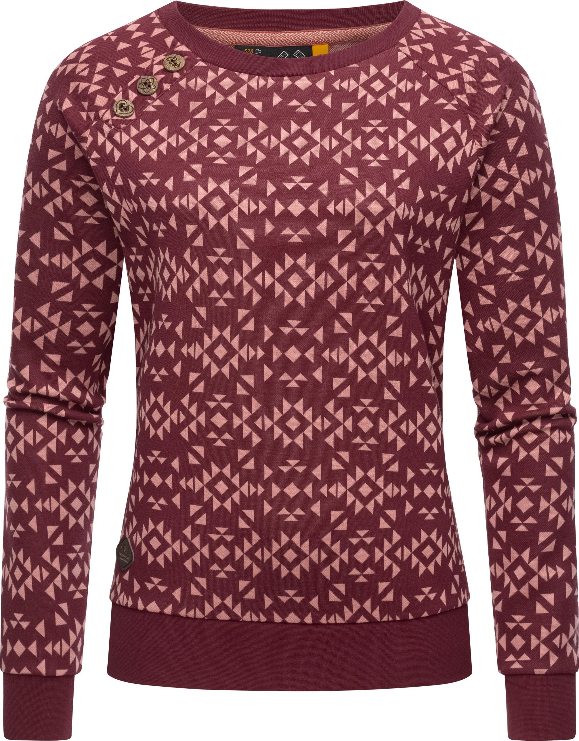 Rundhalspullover »Darria Aztec«, Leichter Damen Pullover mit coolem Print-Muster