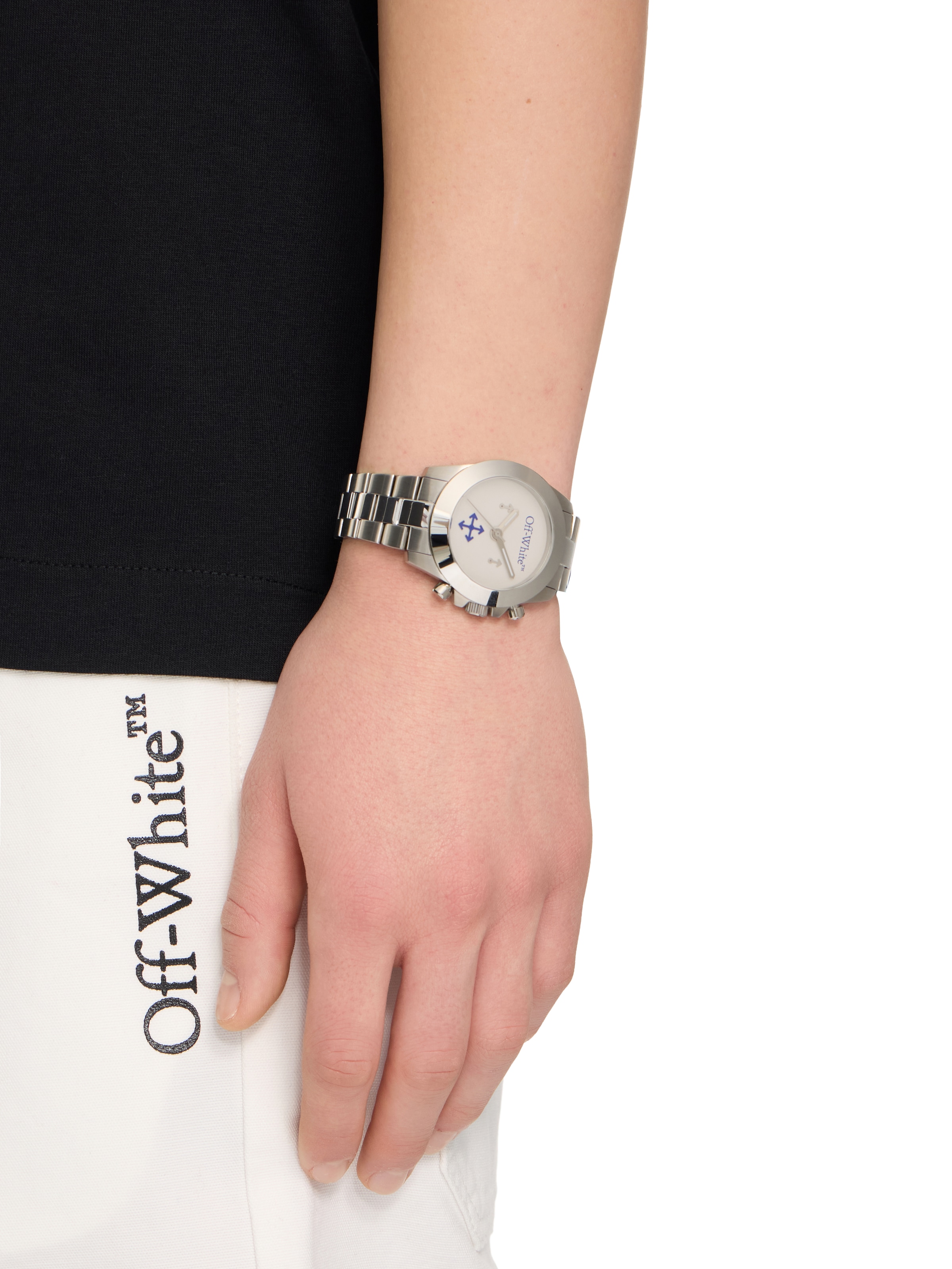 OFF-WHITE Chronograph »RESET« Quarzuhr, Armbanduhr, Herrenuhr, Edelstahlarmband, analog