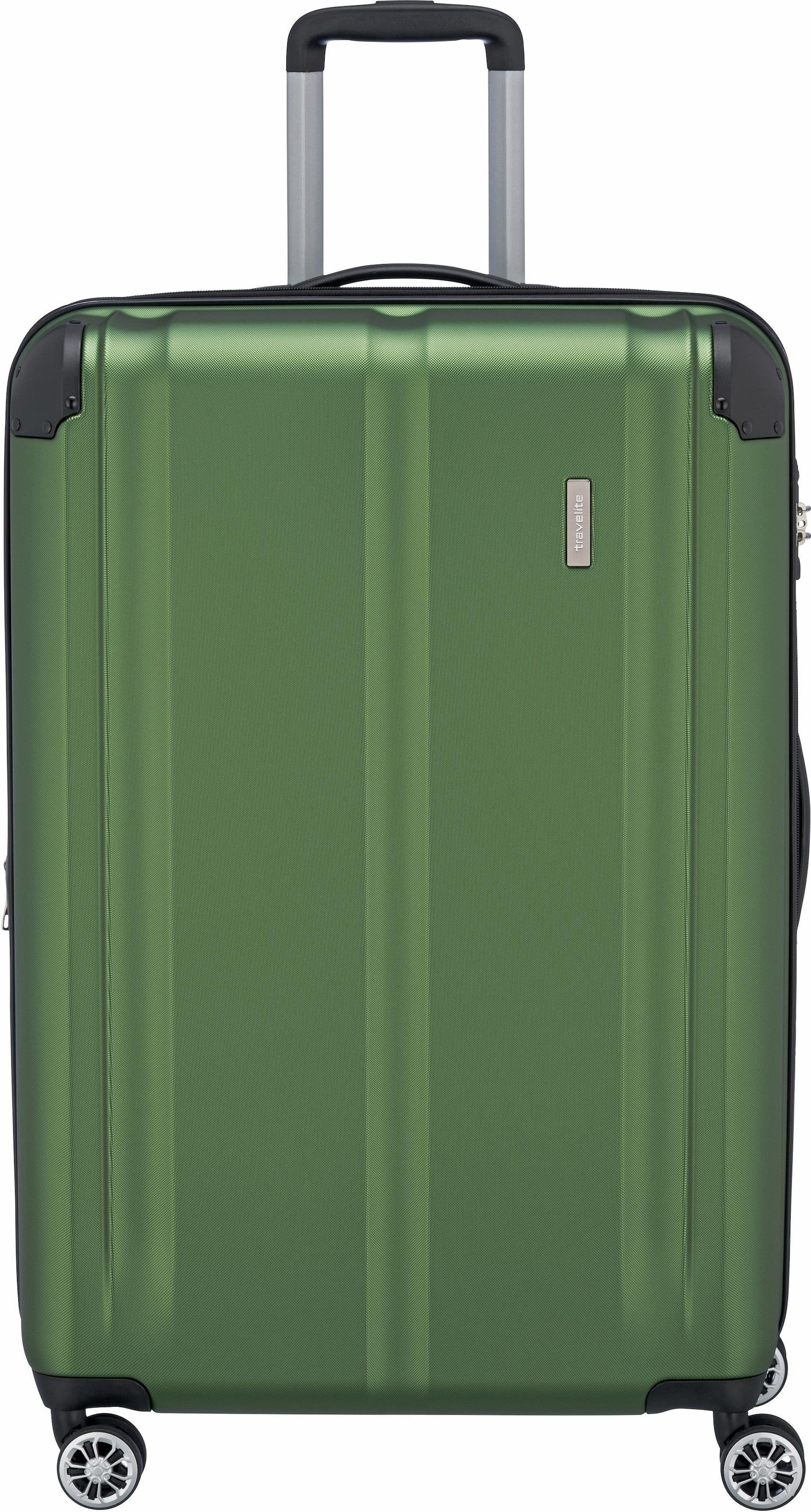 travelite Hartschalen-Trolley "CITY Reisekoffer Hartschale" 113 l 4 Rollen mit TSA-Schloss, robustes ABS Reisegepäck