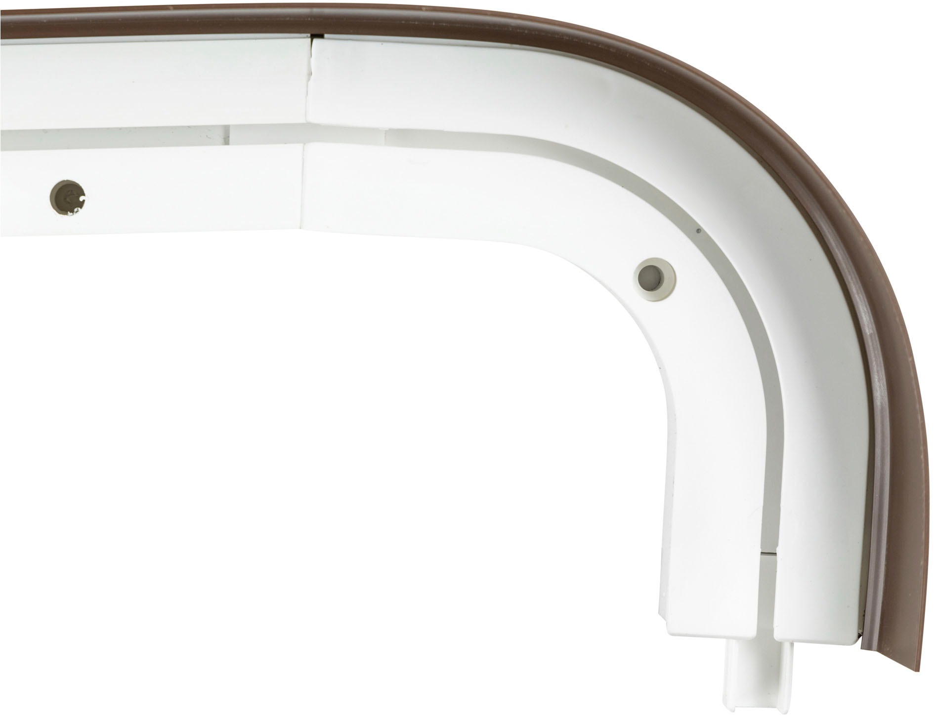 SN DECO GROUP Gardinenschiene »SH1 mit Blende 7,5 cm«, 1 läufig-läufig, Fixmaß, mit Blende 7,5 cm