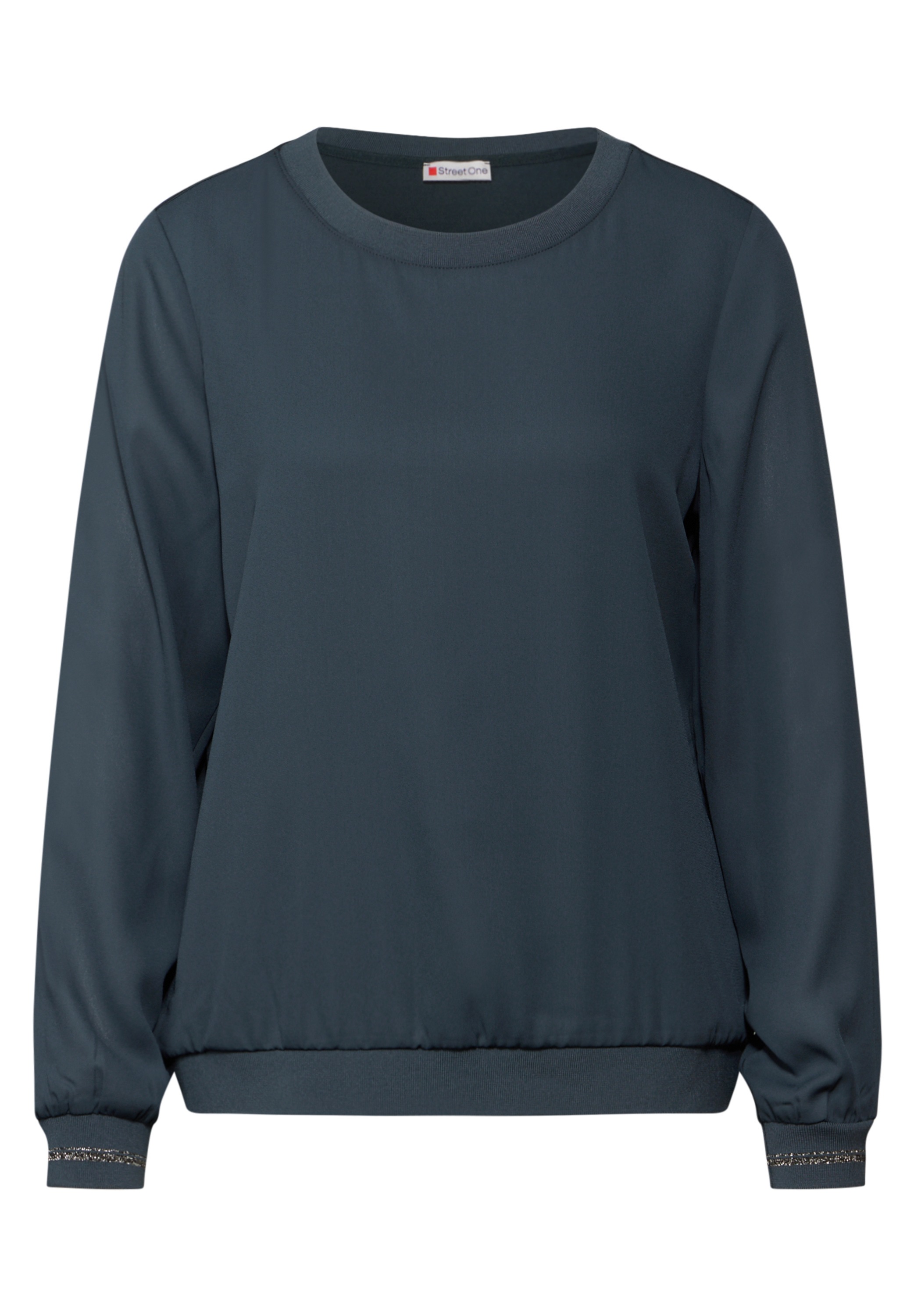 STREET ONE Langarmshirt, mit Rundhalsausschnitt