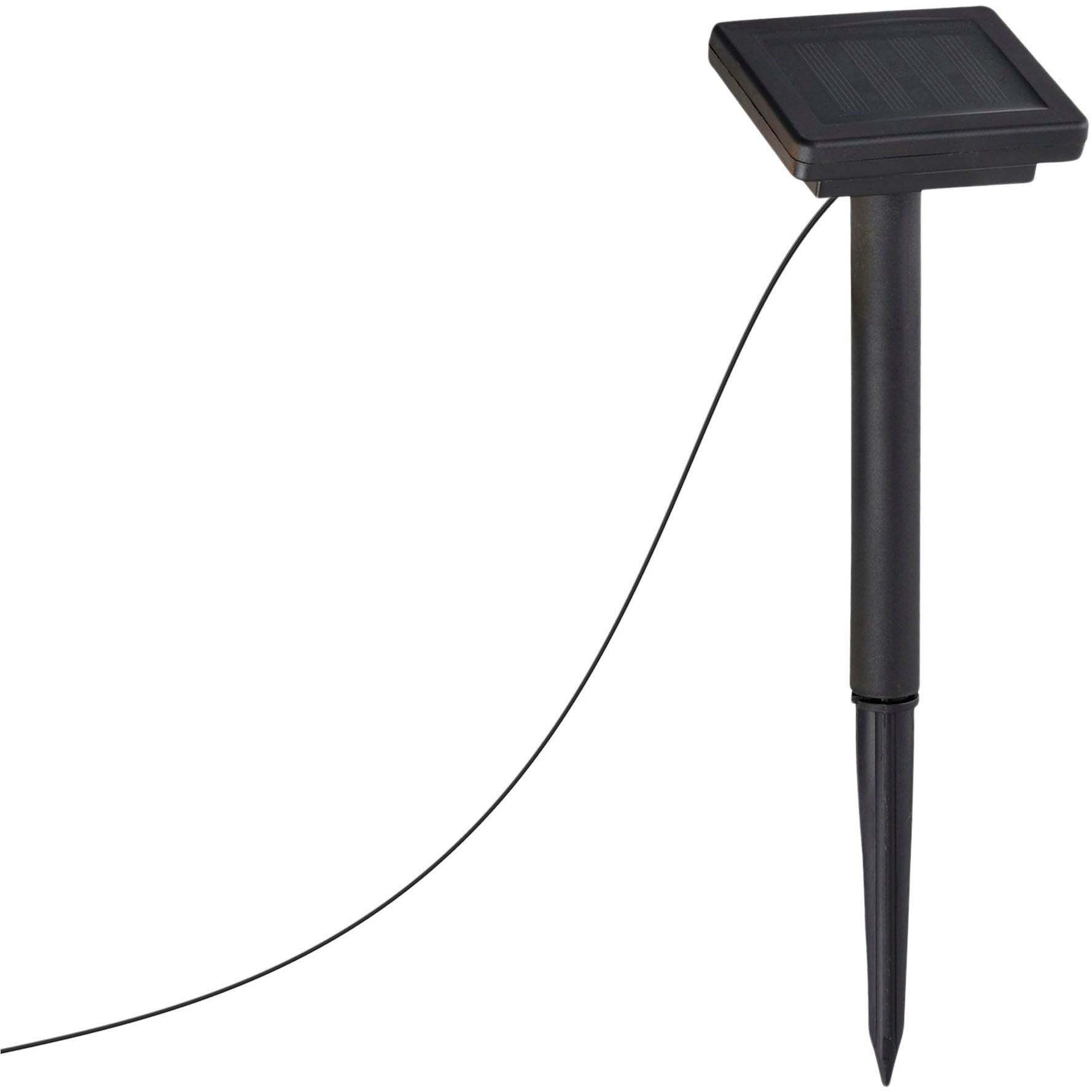 näve LED-Lichterkette »Linda«, 10 St.-flammig, Solar, 10 Glühbirnen klar, RGB-LED, Dämmerungssensor, Zuleitung 180cm