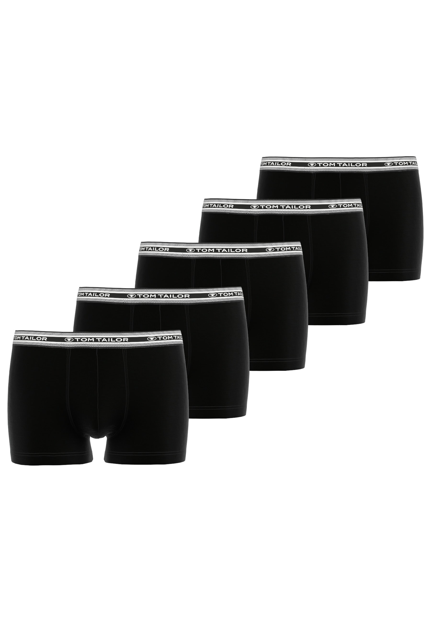 TOM TAILOR Boxershorts "Buffer", (5 St.), mit schönem Logobund günstig online kaufen