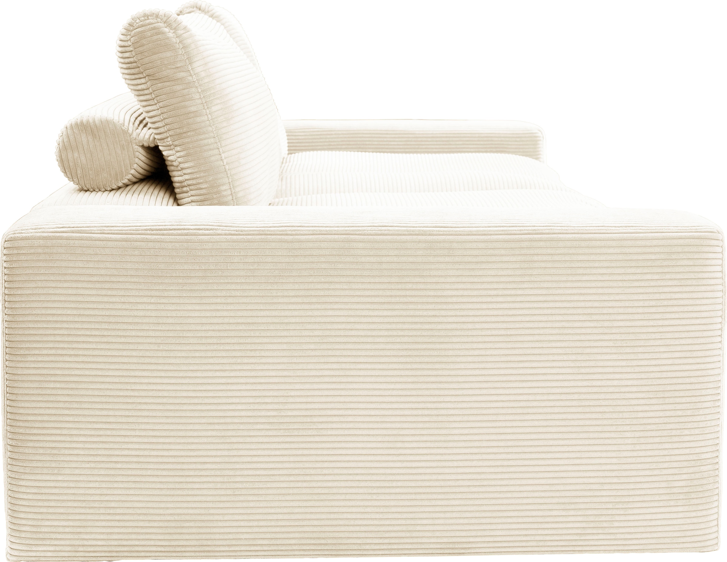 Alina didelė sofa »Sandy« 266 cm plotis ir 98 cm tief in modernem Cordstoff