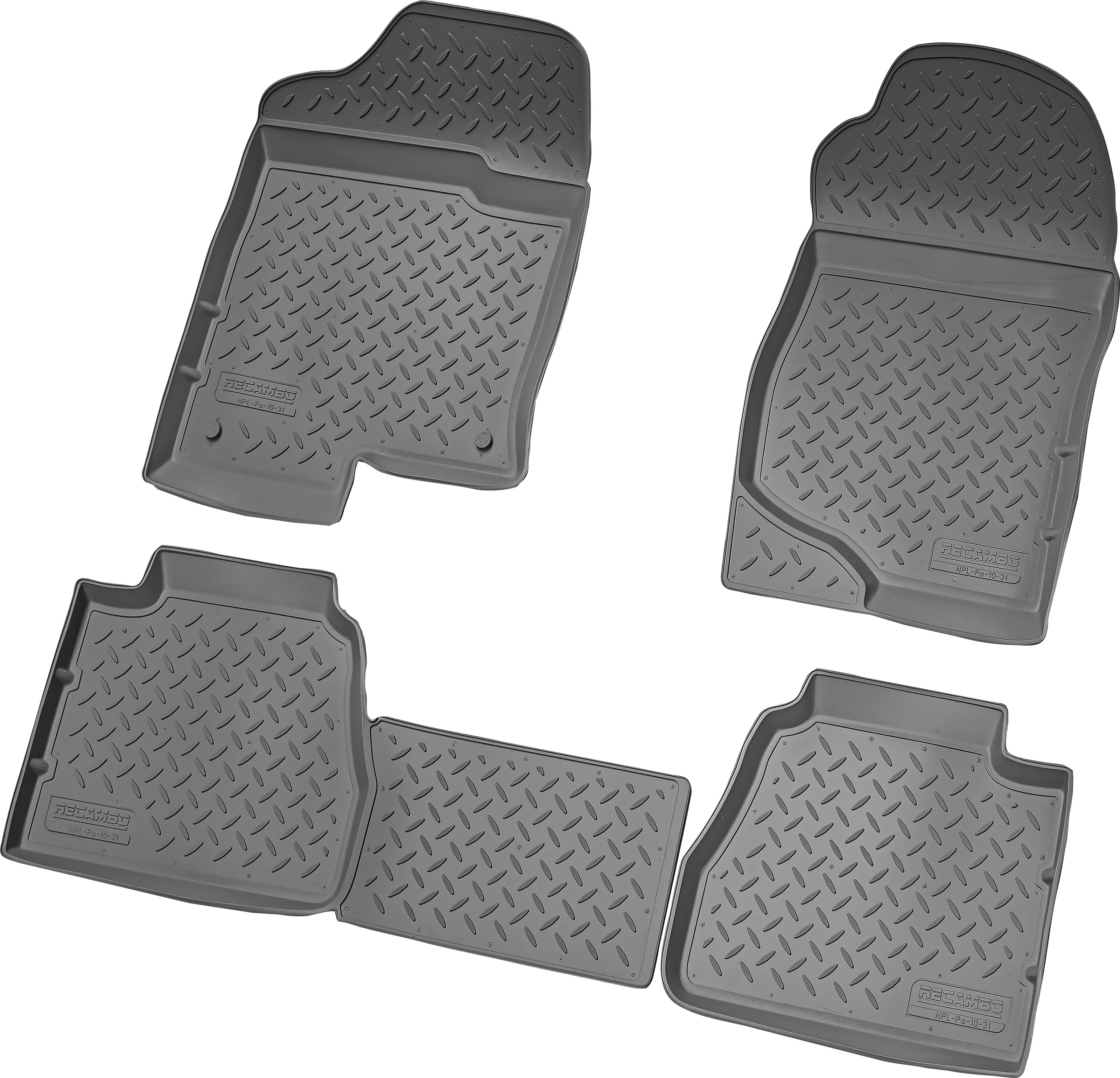 RECAMBO Passform-Fußmatten »CustomComforts«, Peugeot, 408, (Set, 4 St.), ab  2010, perfekte Passform online kaufen | BAUR
