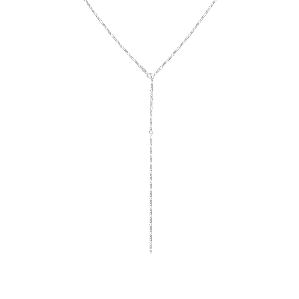 Elli Collierkettchen »Y-Kette Figaro Basic Trend Verstellbar 925 Silber«