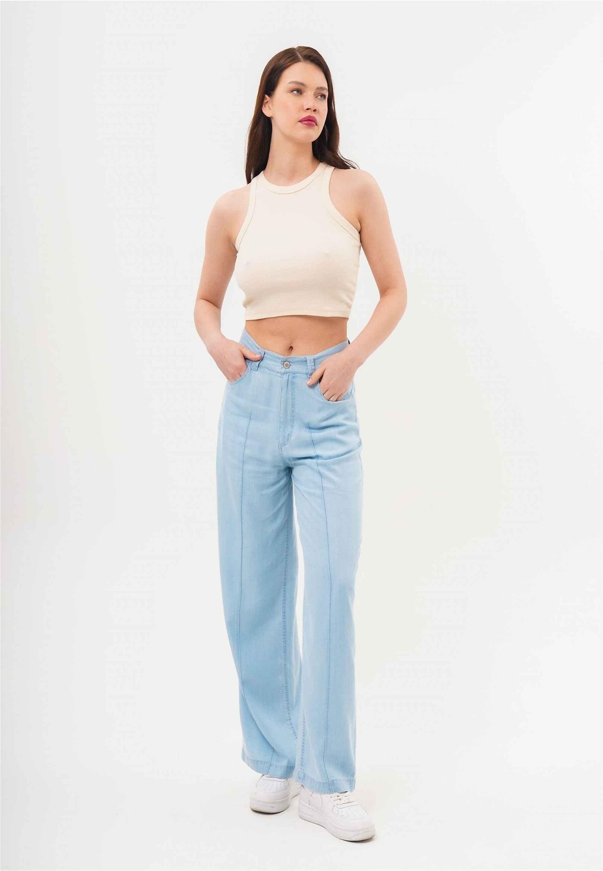 Thumbnail - freshlions Stoffhose "Giona", mit angesagter Jeans-Optik