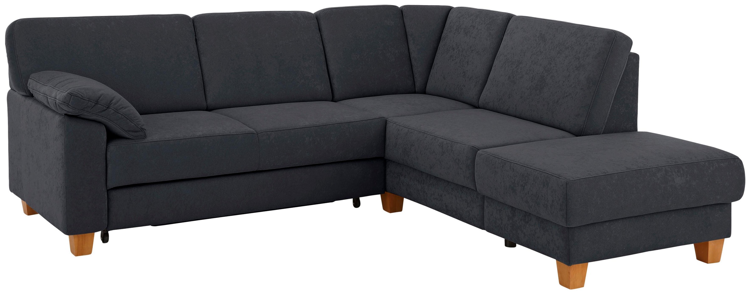 Home affaire Ecksofa "Belfort L-Form" mit Federkern, wahlweise mit Schlaffunktion und Stauraum