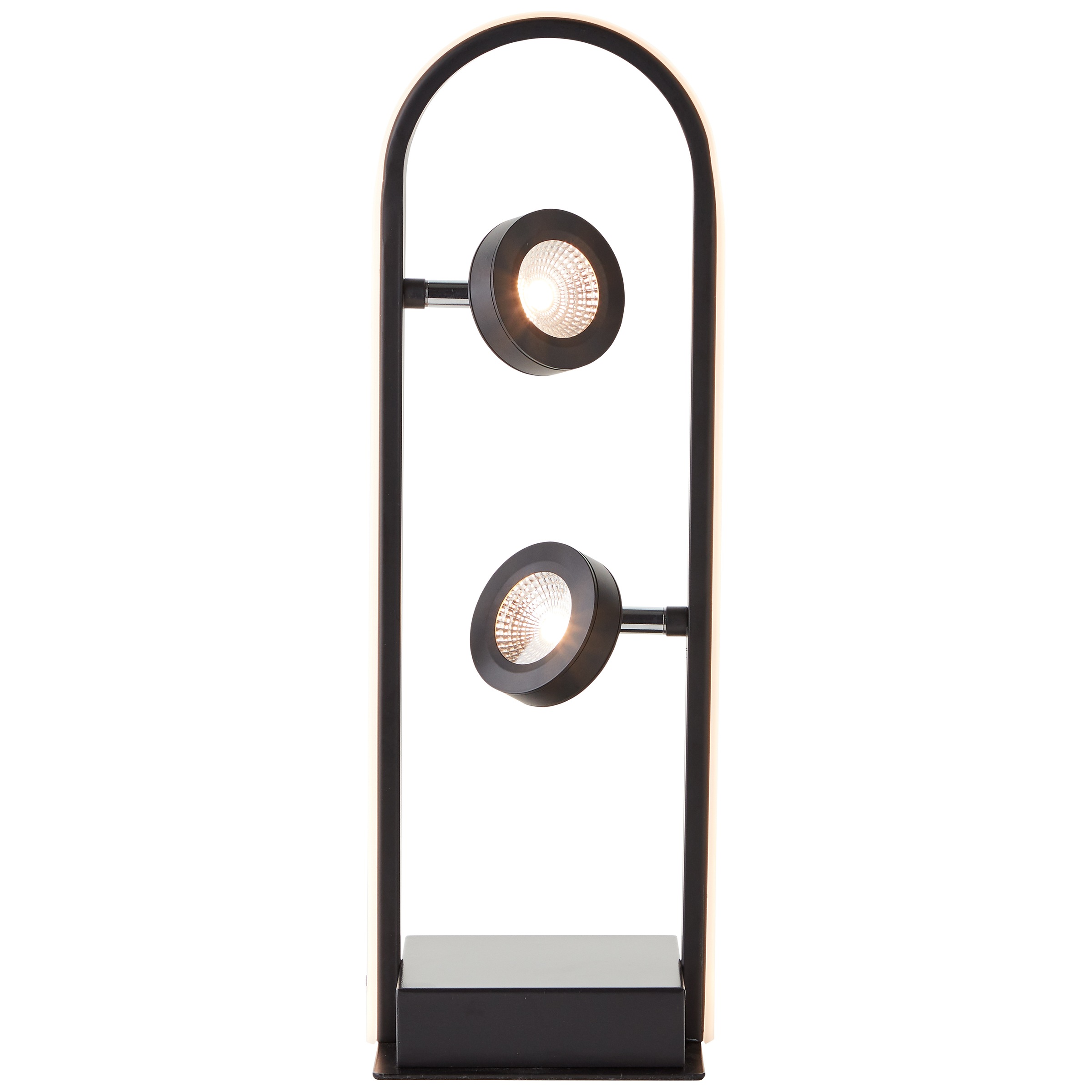 Brilliant Tischleuchte »Nebeker«, 2 flammig-flammig, dimmbare LED Llampe -  mit Nachtlichtfunktion - 49cm Höhe - 2200 Lumen im Sale | BAUR