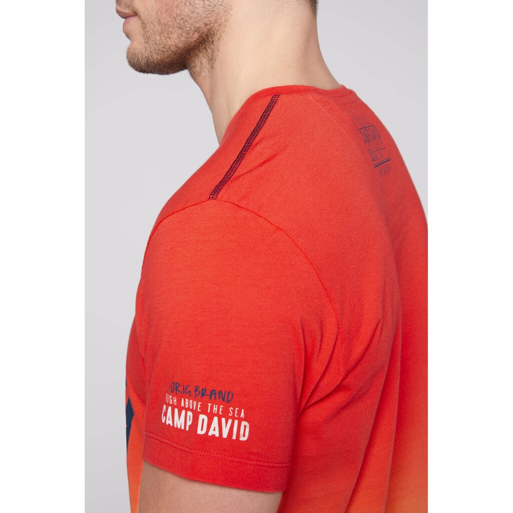 CAMP DAVID Rundhalsshirt