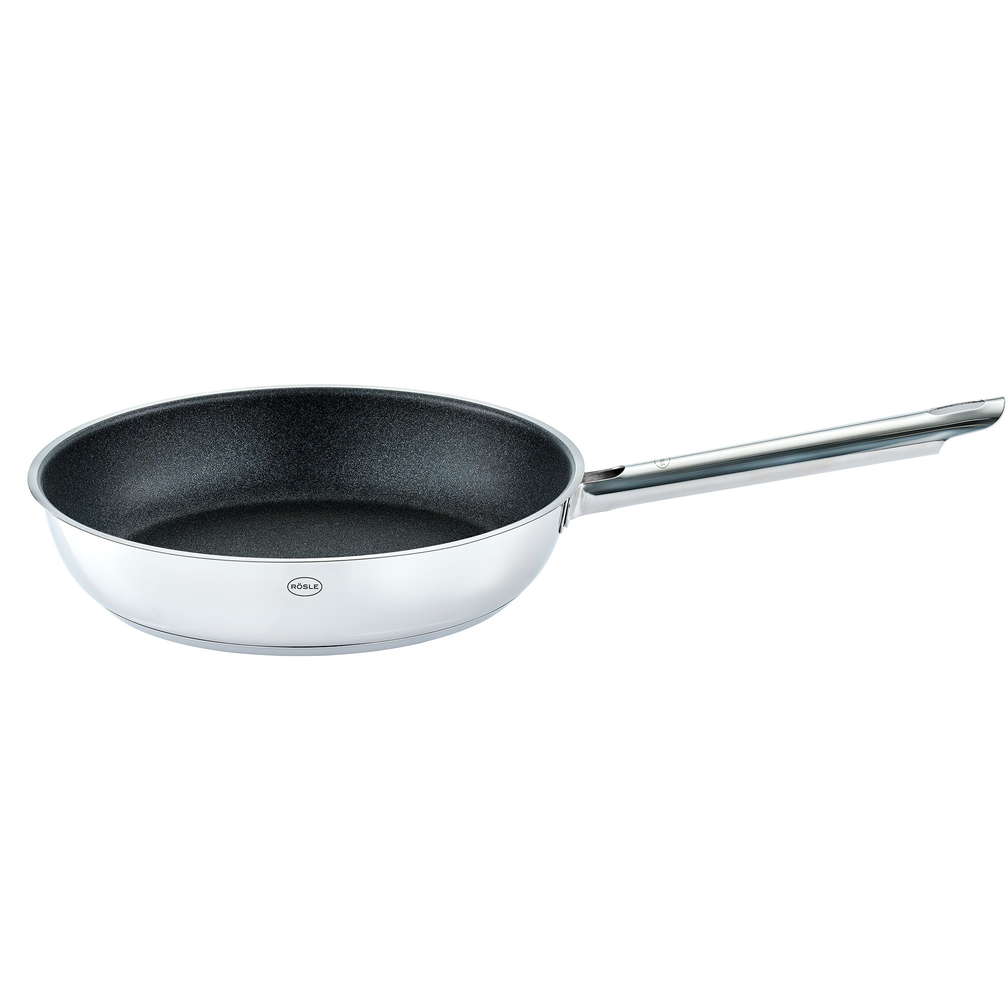 RÖSLE Bratpfanne "PUREELEMENTS ProResist", Ø 28cm + Höhe 9cm, silber, Pfannen