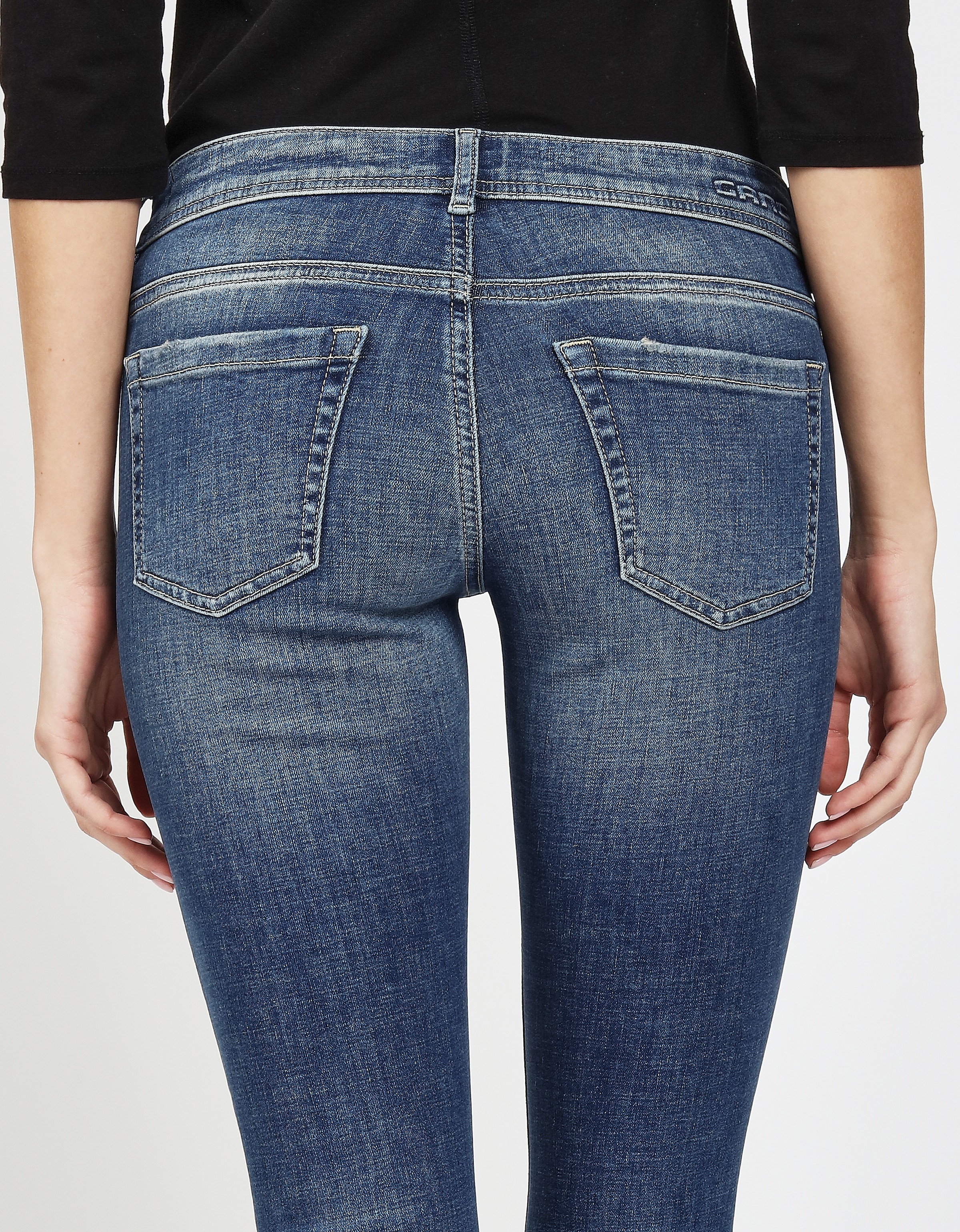 GANG Skinny-fit-Jeans »94FAITH CROPPED«, mit verkürzter Beinlänge