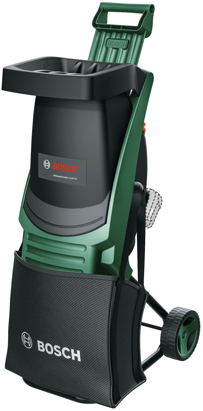 Bosch Home & Garden Häcksler "UniversalShredder 2x18V-25" kraftvolle 36V-Le günstig online kaufen