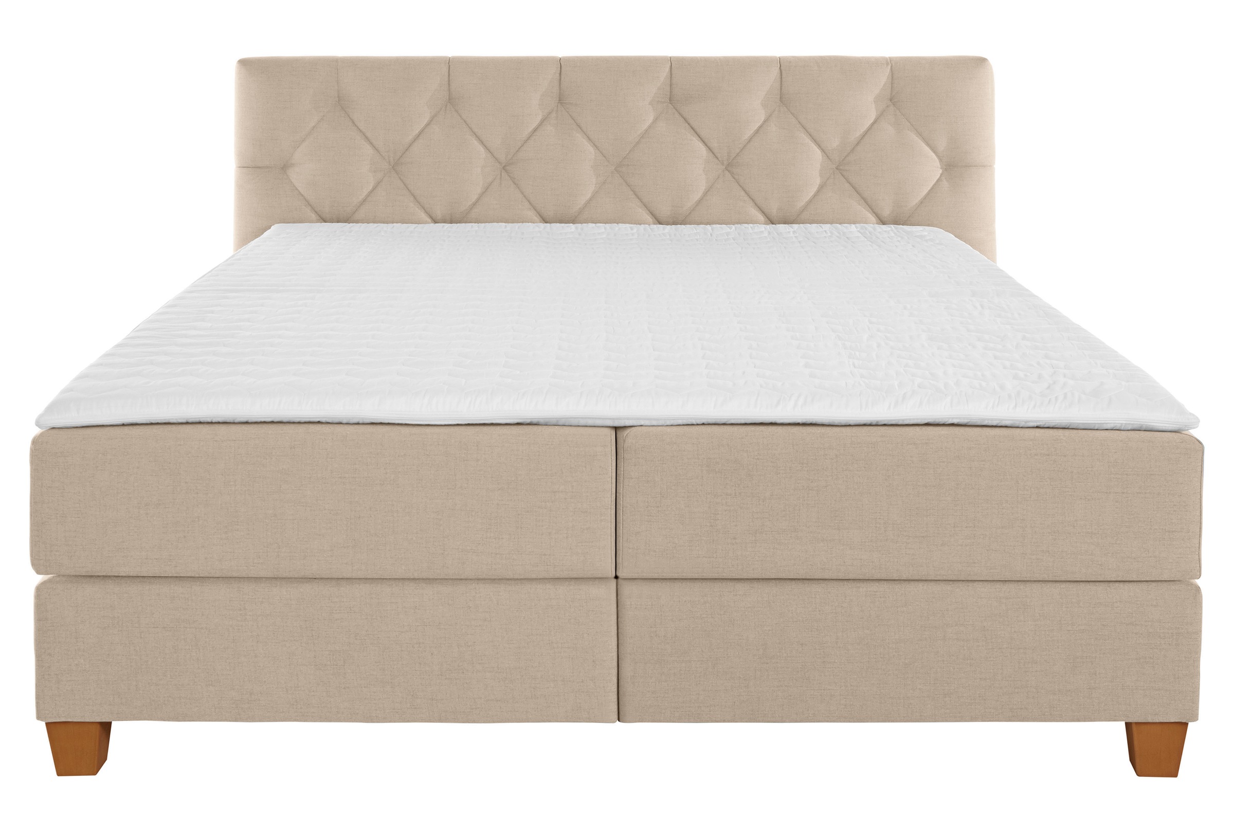 Guido Maria Kretschmer Home&Living Boxspringbett »Harmones«, in 3 Breiten, Härtegrad auch im Mix mit je 1 Matratze in H2 und H3