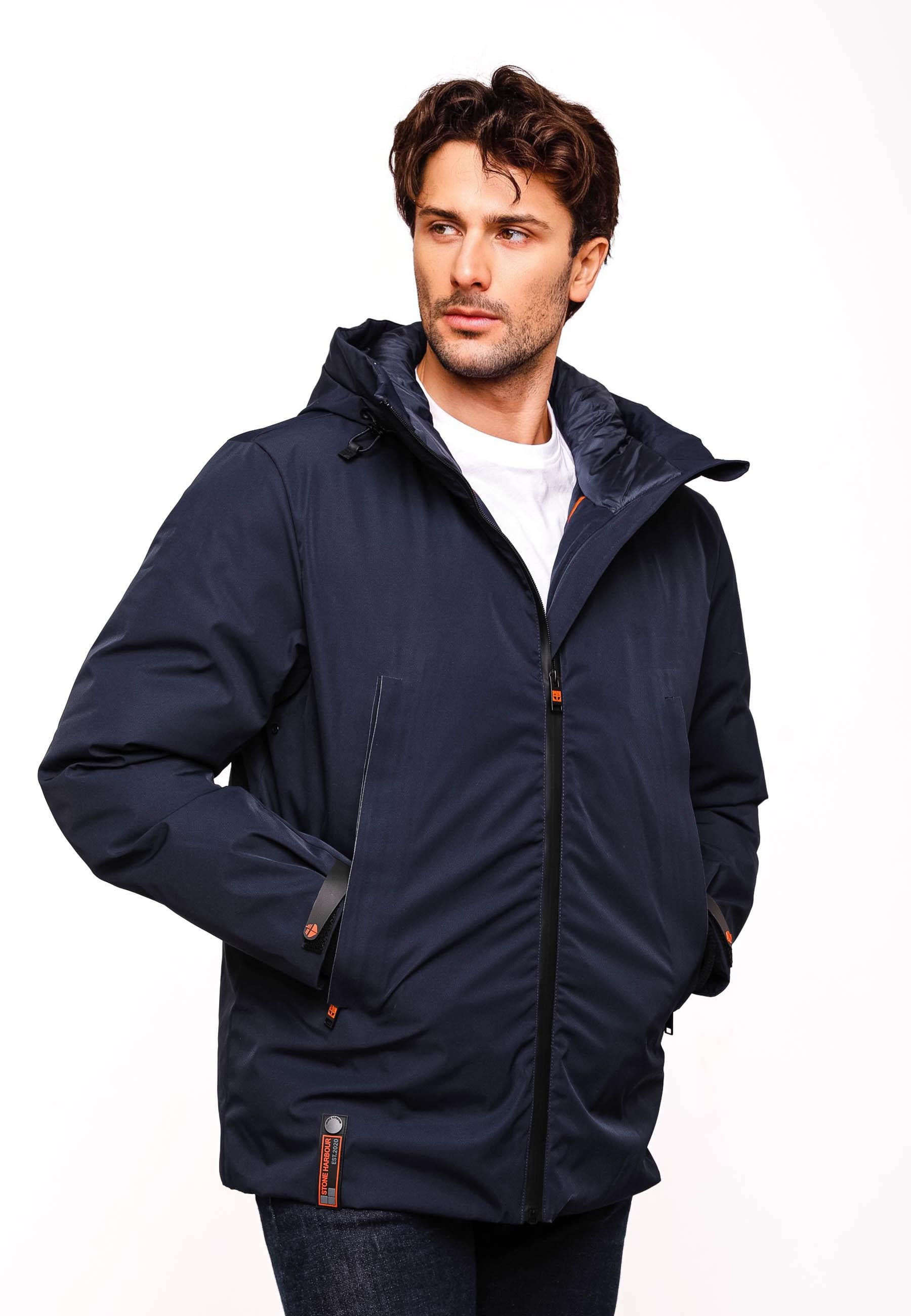 Stone Harbour Outdoorjacke »Moagaa«, mit Kapuze, Sportliche, wasserdichte Winterjacke mit Kapuze