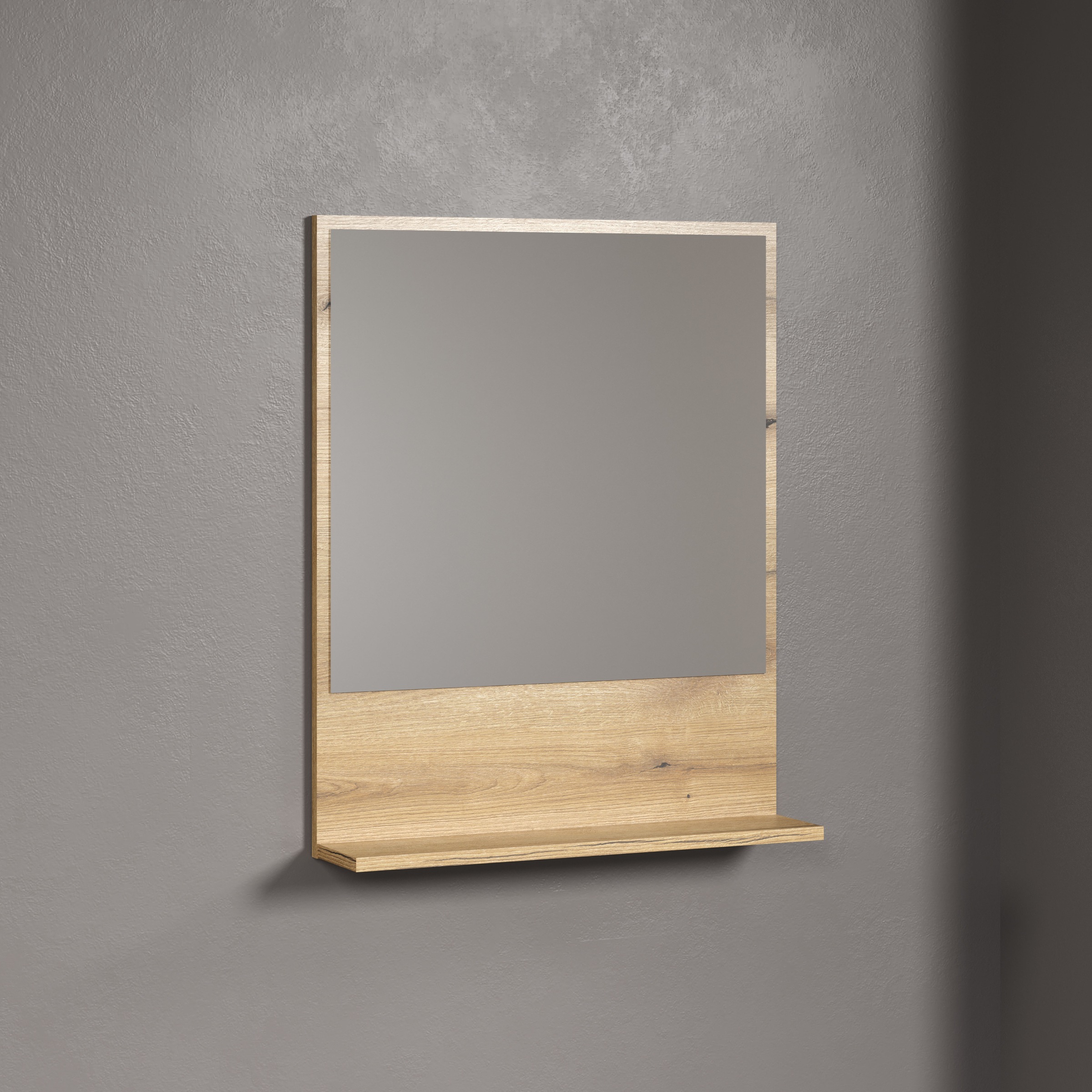 welltime Badspiegel "Amrum", (1 St.), Eleganter Badezimmerspiegel mit Ablag günstig online kaufen