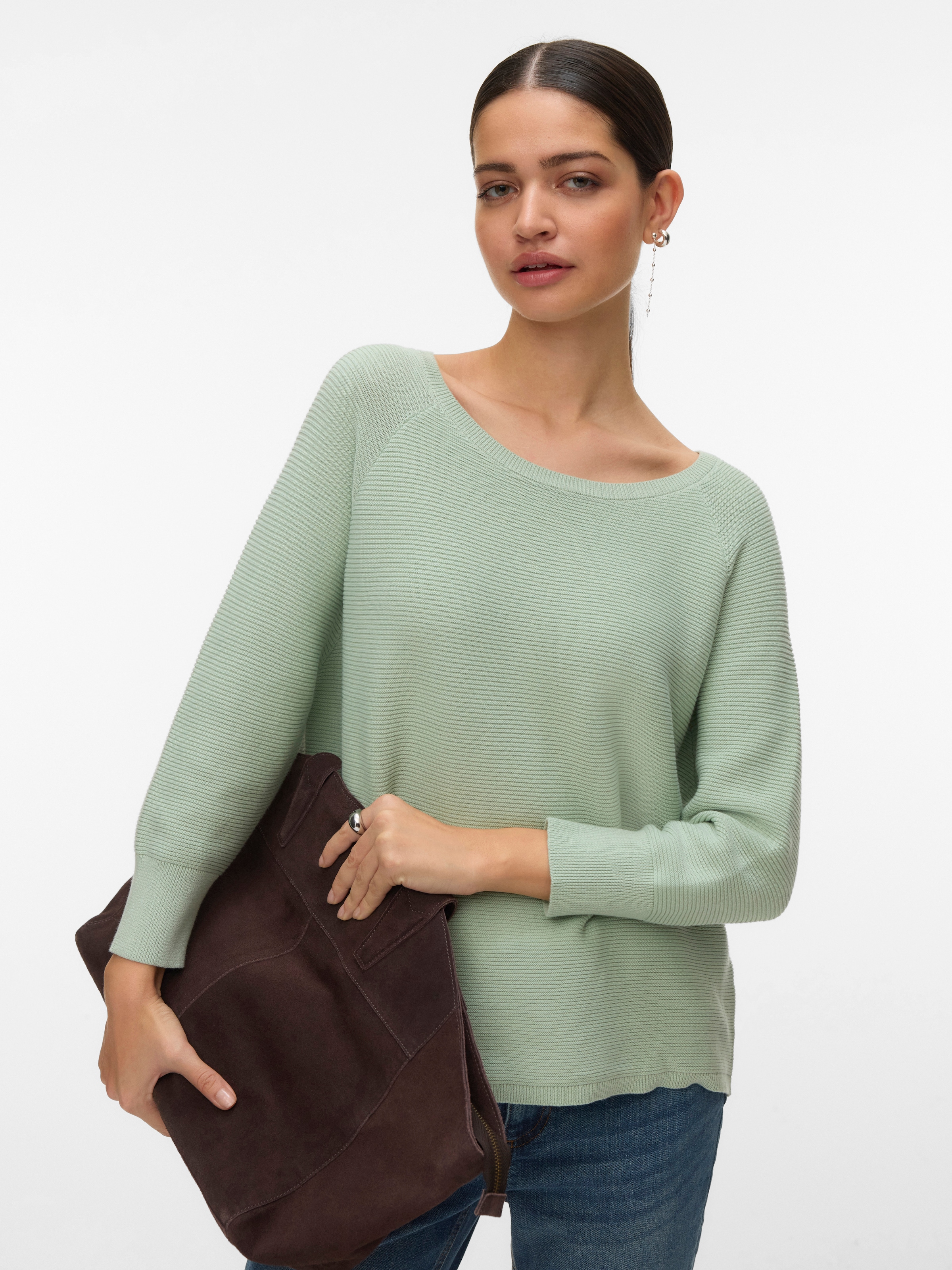 Vero Moda Strickpullover »VMNEW NORA 3/4 BOATNECK PULLOVER NOOS«