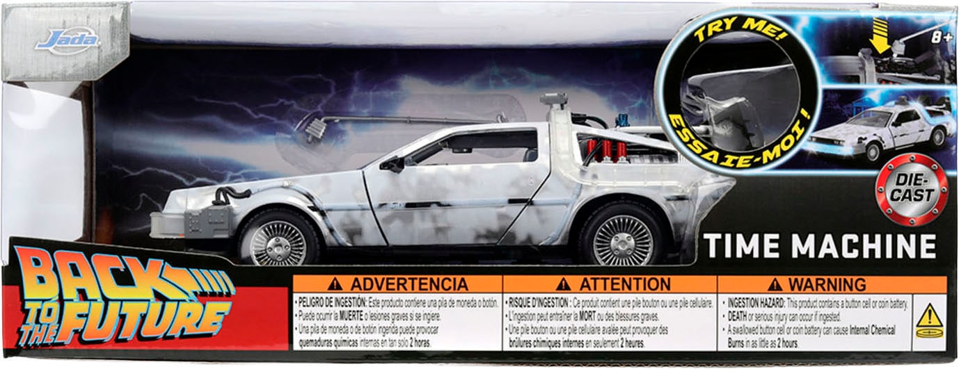 JADA Spielzeug-Auto »Time Machine BacktotheFuture Frost 1:24« mit Licht
