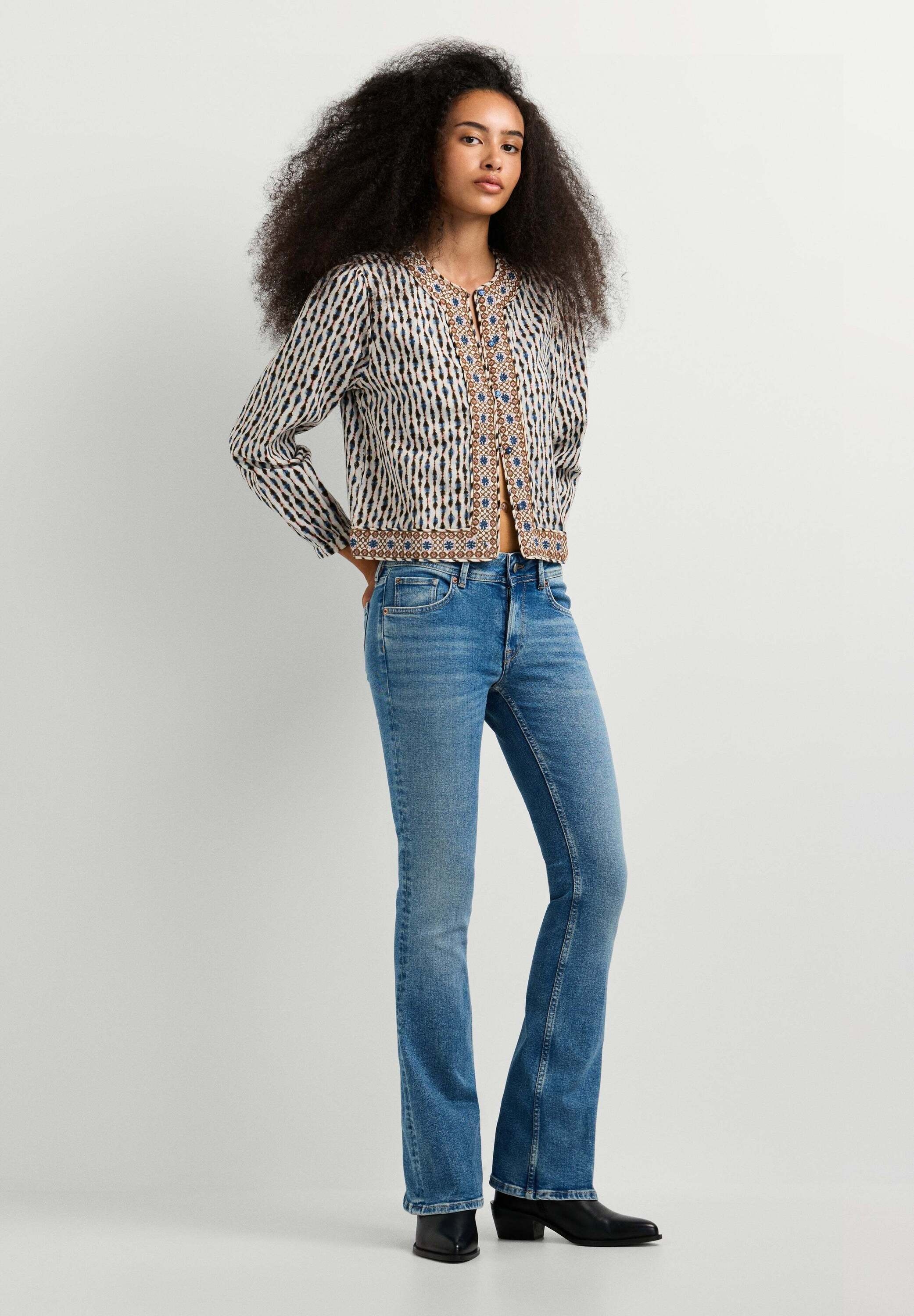 Pepe Jeans Slim-fit-Jeans »straight leg jeans FLARE LW PIMLICO«