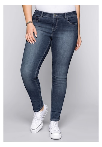 Sheego Stretch-Jeans »Große Größen« in schmal...