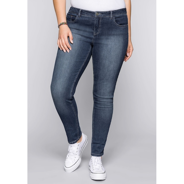 Sheego Stretch-Jeans »Große Größen«, in schmaler Form für kaufen | BAUR