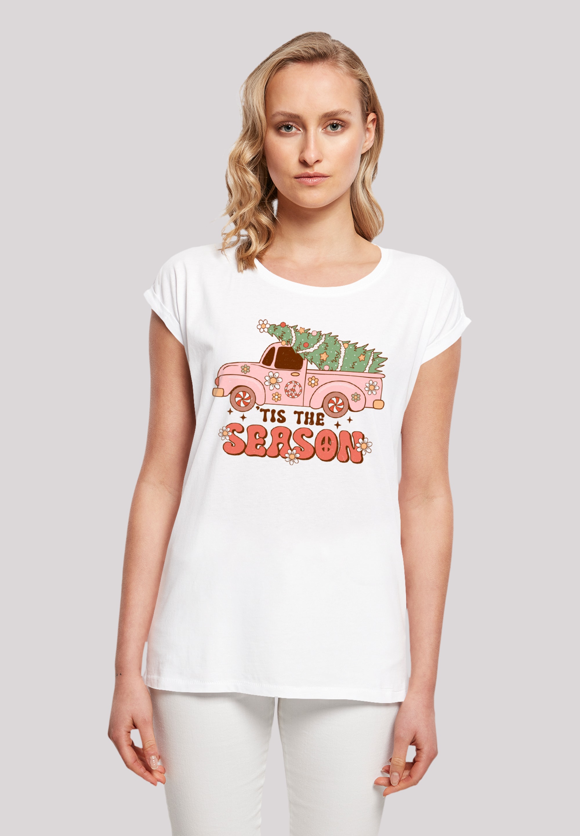 F4NT4STIC T-Shirt "Tis The Season Weihnachten Drivin Home", Premium Qualitä günstig online kaufen