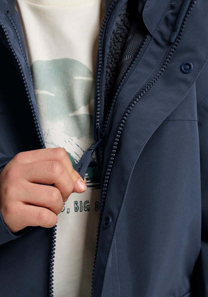 Jack Wolfskin 3-in-1-Funktionsjacke »3IN1 CANVEY KIDS«, mit Kapuze