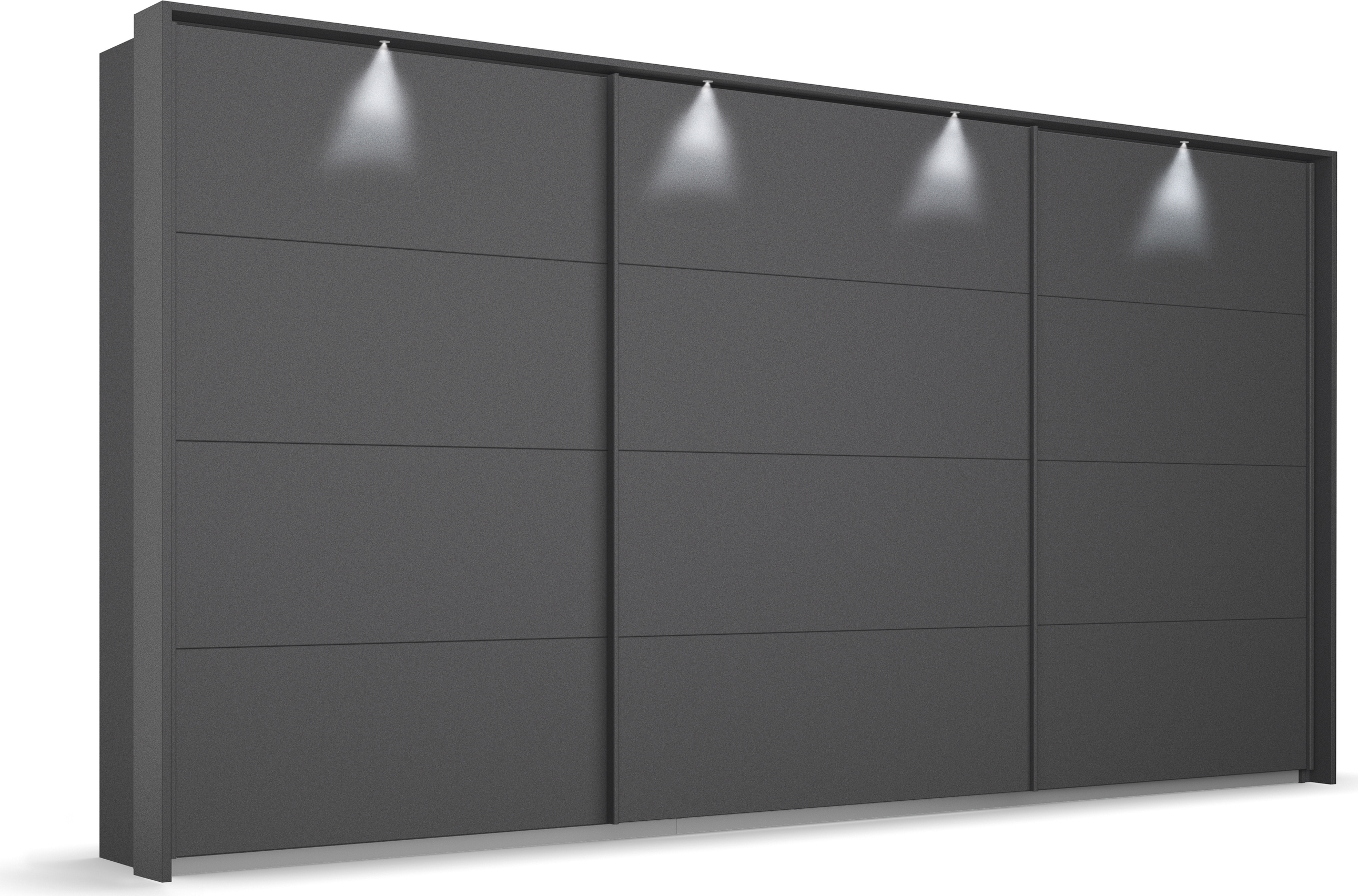 OTTO home Kleiderschrank "Mehrzweckschrank Aktenschrank Möbel Mietswohnung Schlafzimmer OTELI" Breiten 211/278/323/368 cm Höhen 214/233 cm, inkl. Passepartout optional mit Beleuchtung MADE IN GERMANY