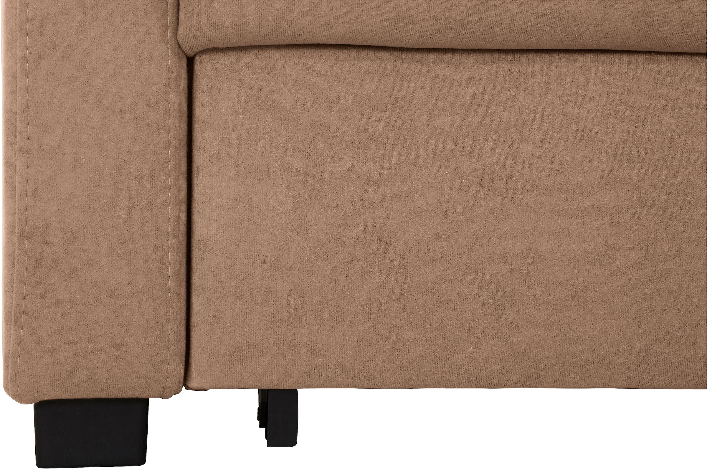 sit&more Ecksofa »Pisa L-Form«, mit Federkern, wahlweise mit Bettfunktion