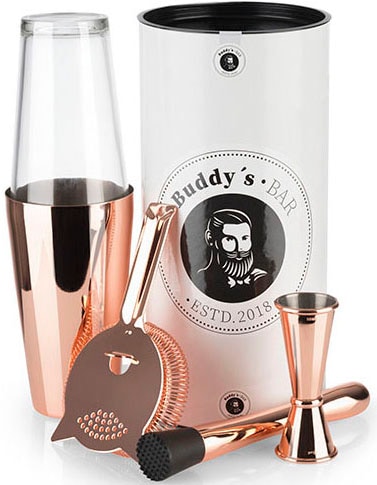 Buddys Cocktail-Set "Buddy´s Bar - Boston" 1 Barmaß, 1 Barsieb, 1 Boston Sh günstig online kaufen