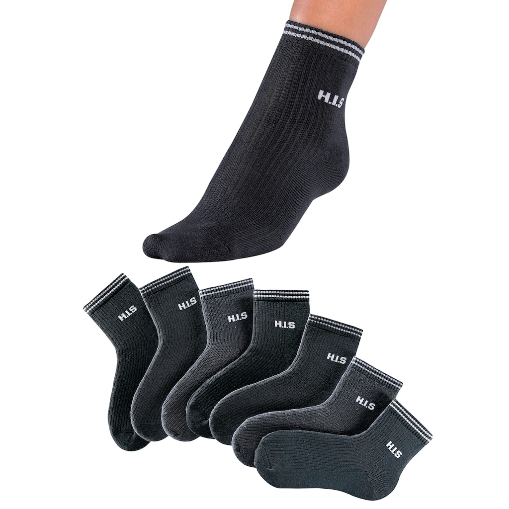 H.I.S Kurzsocken, (Set, 7 Paar)