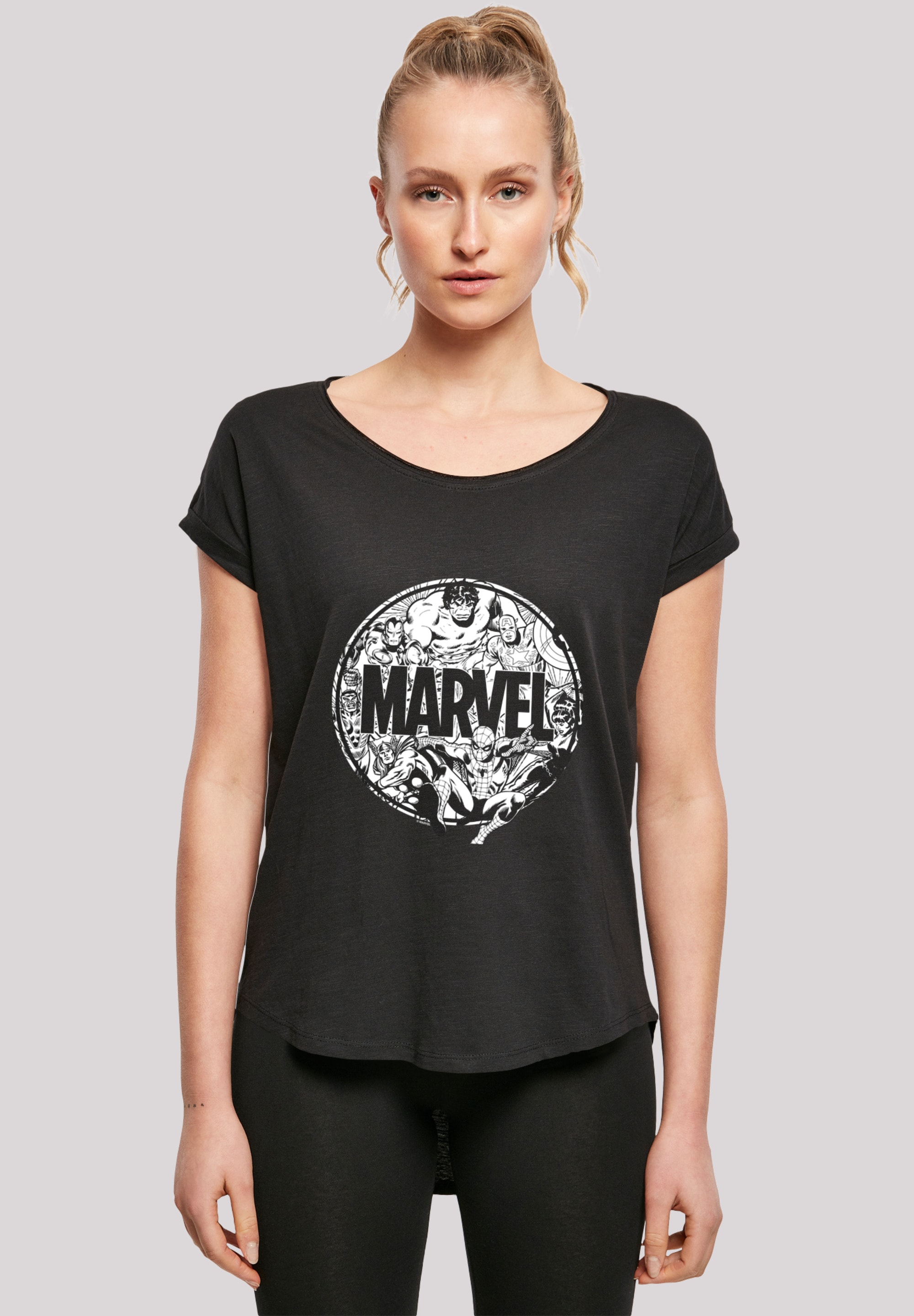 F4NT4STIC T-Shirt "Marvel Comics Logo Character Infill", Print günstig online kaufen