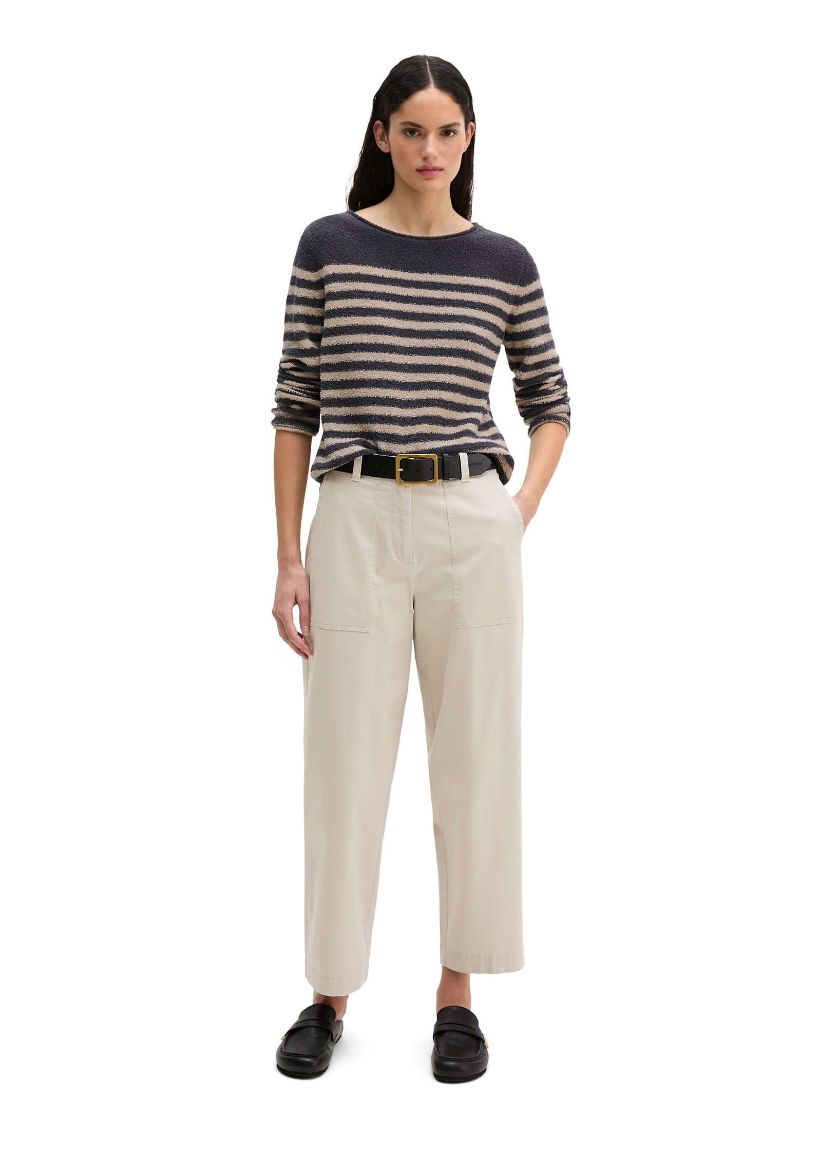 Marc O'Polo Rundhalspullover »aus Organic Cotton-Mix«