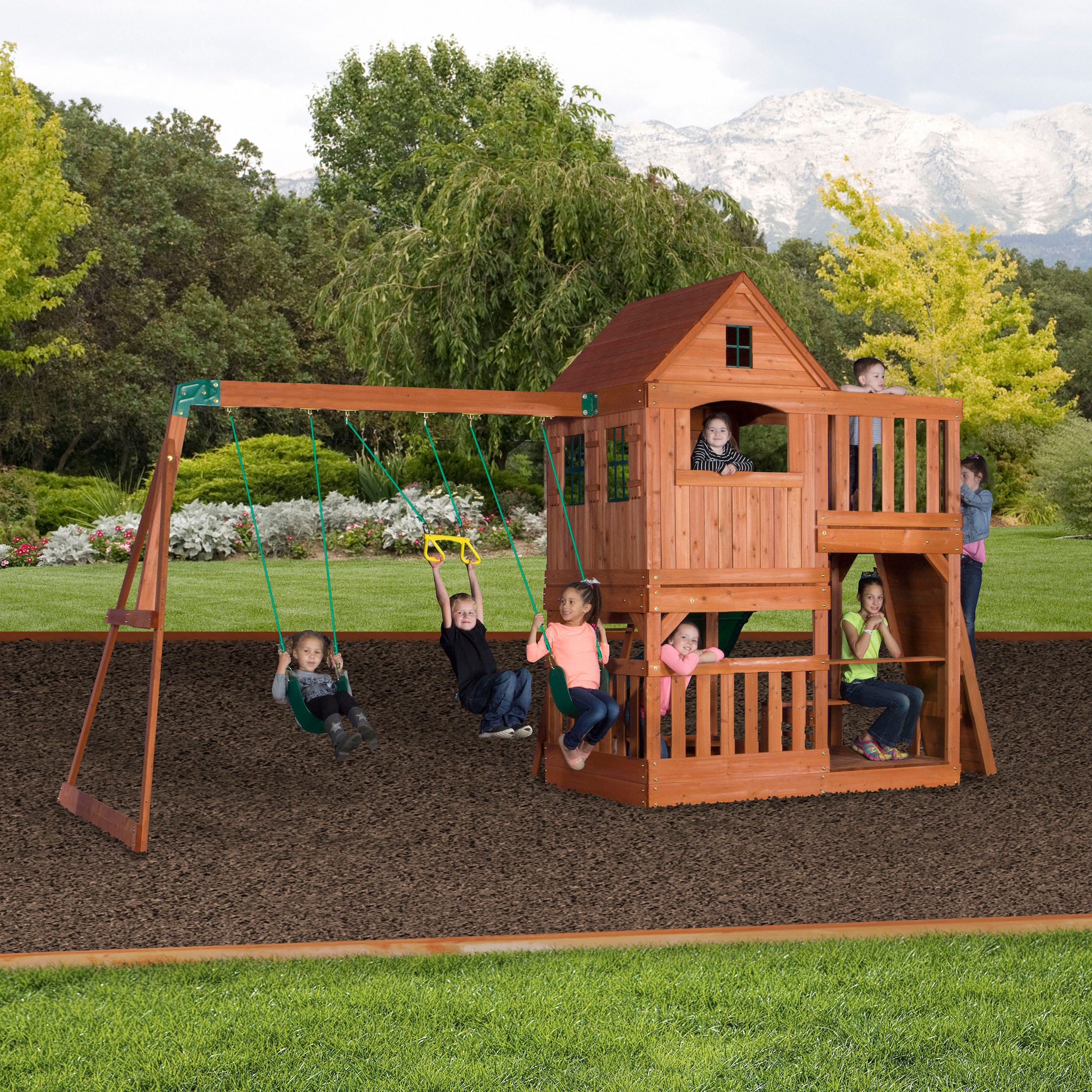 Backyard Discovery Spielturm »Hill Crest«, BxTxH: 536x409x290 cm