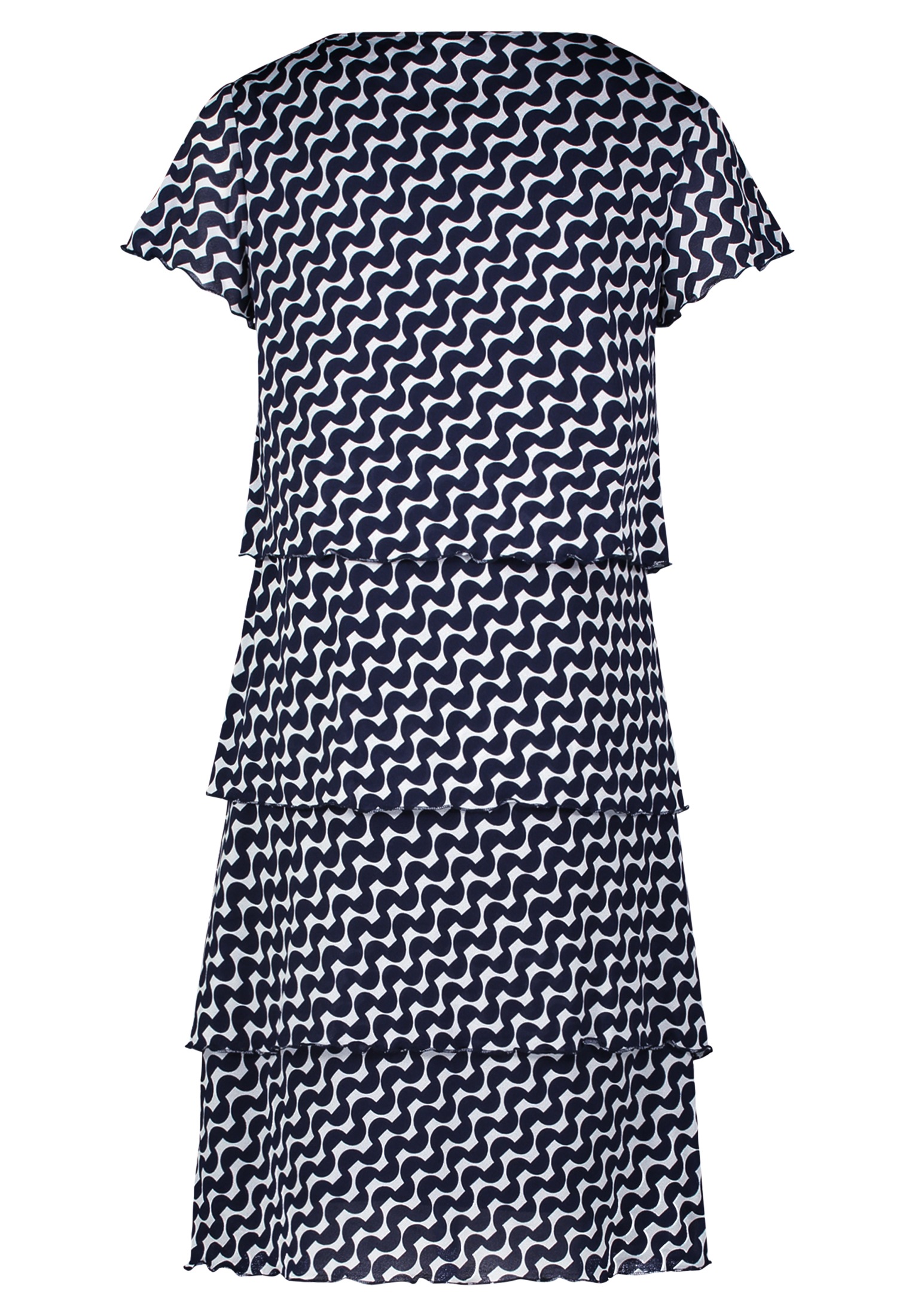 Thumbnail - Betty Barclay Sommerkleid "Damen Sommerkleid Stufenkleid mit U-Boot-Ausschnitt" Ohne Tasche Druck