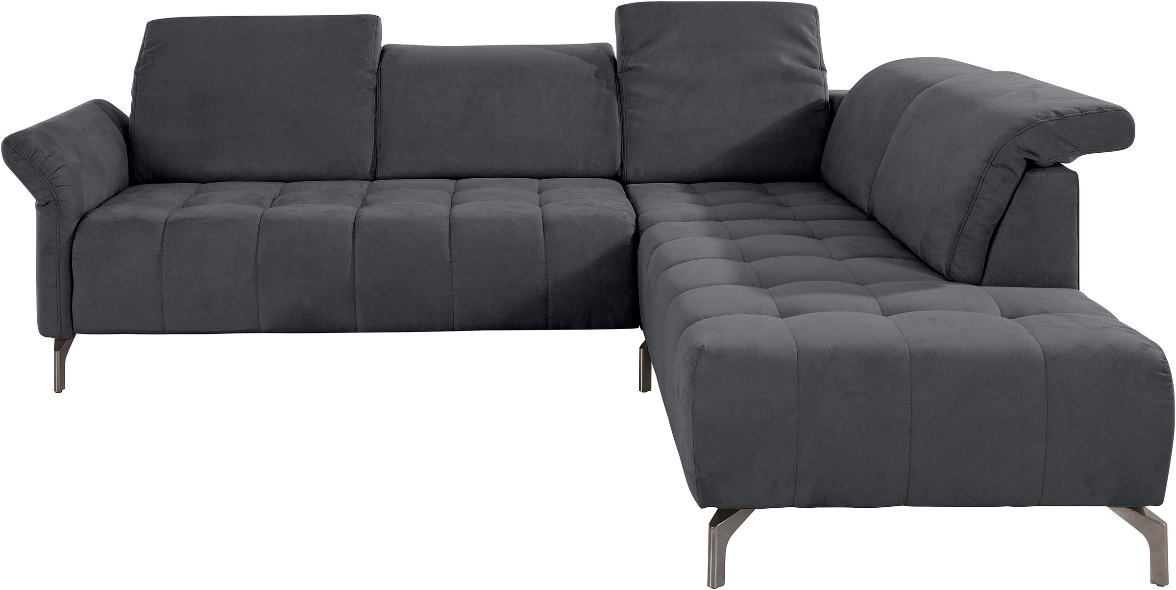 Home affaire Ecksofa "Fresh L-Form" Federkern, wahlweise Kopfteilverstellun günstig online kaufen