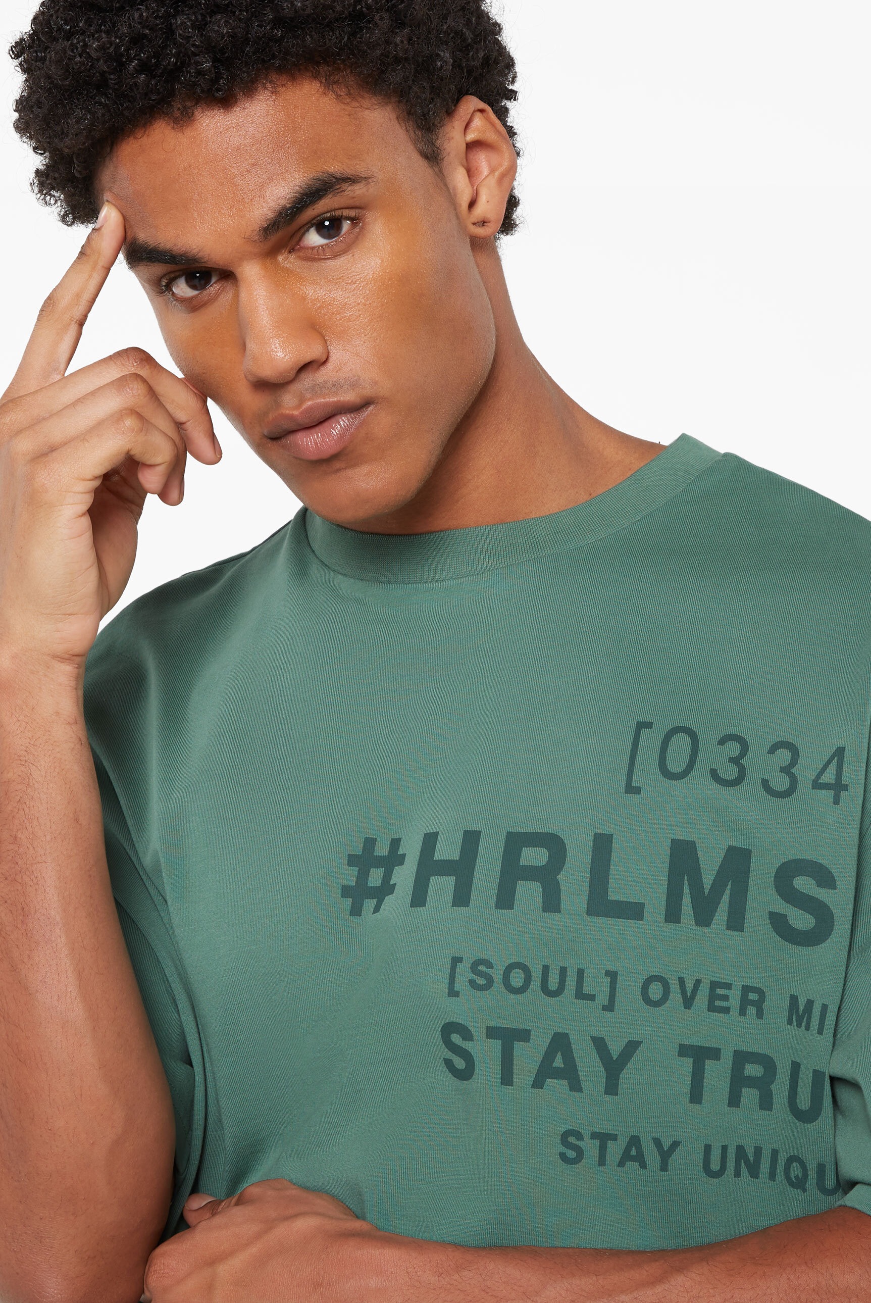 Harlem Soul Rundhalsshirt, mit Logodruck