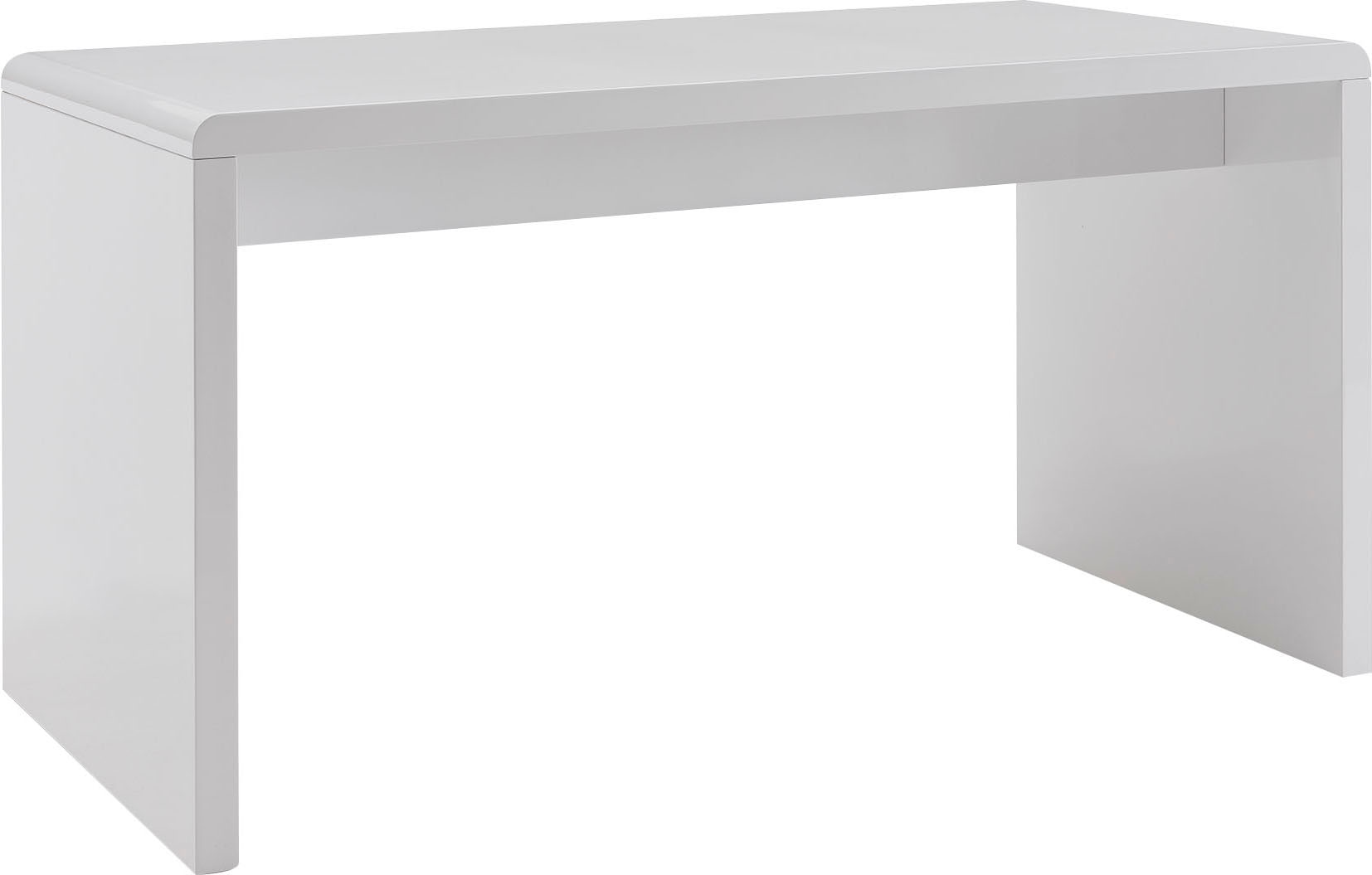 SalesFever Schreibtisch "Malmö Arbeitsplatz Deluxe: Der Schreibtisch", Weiß günstig online kaufen