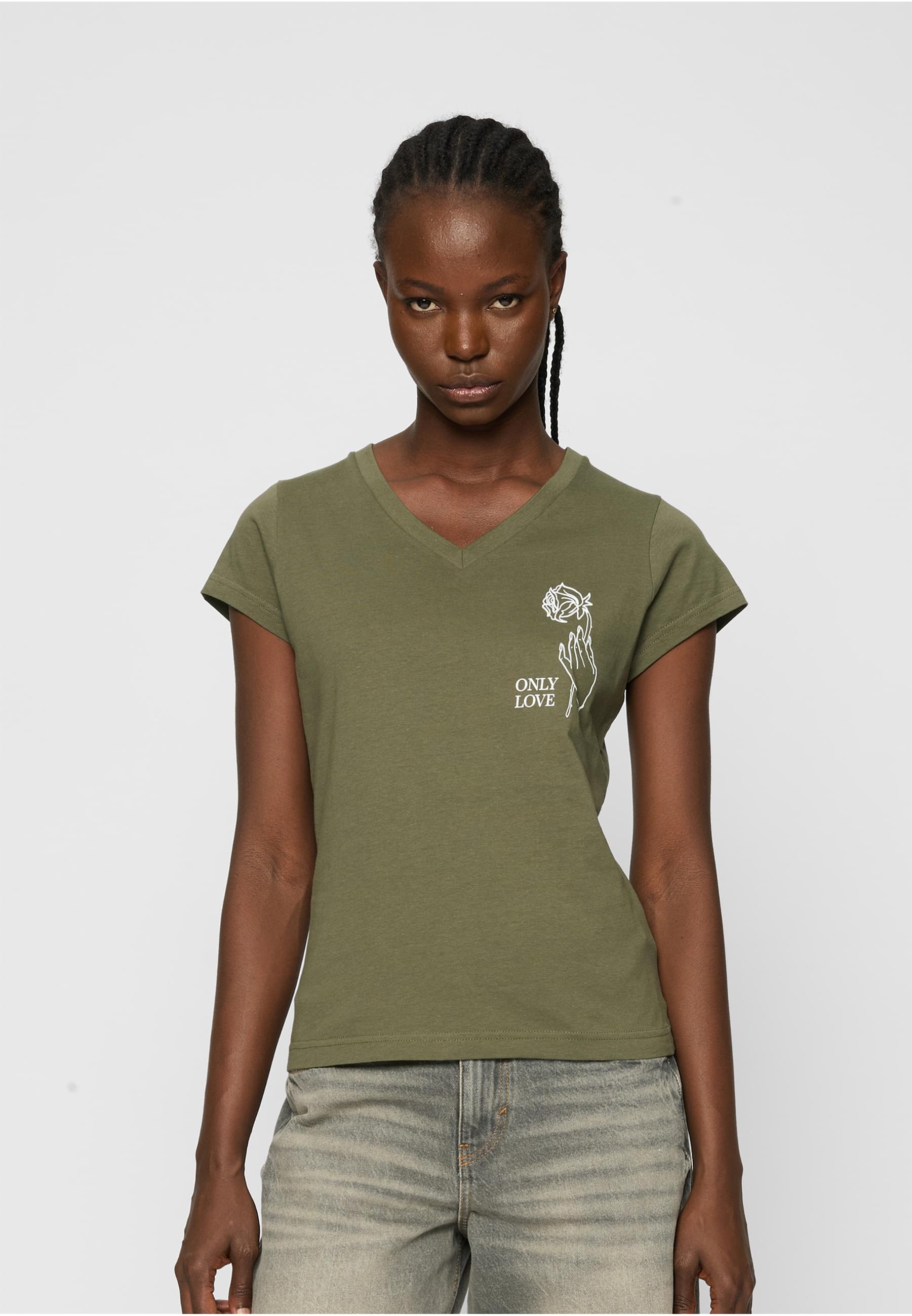 MisterTee T-Shirt »MisterTee Ladies Only Love Tee«, (1 tlg.)