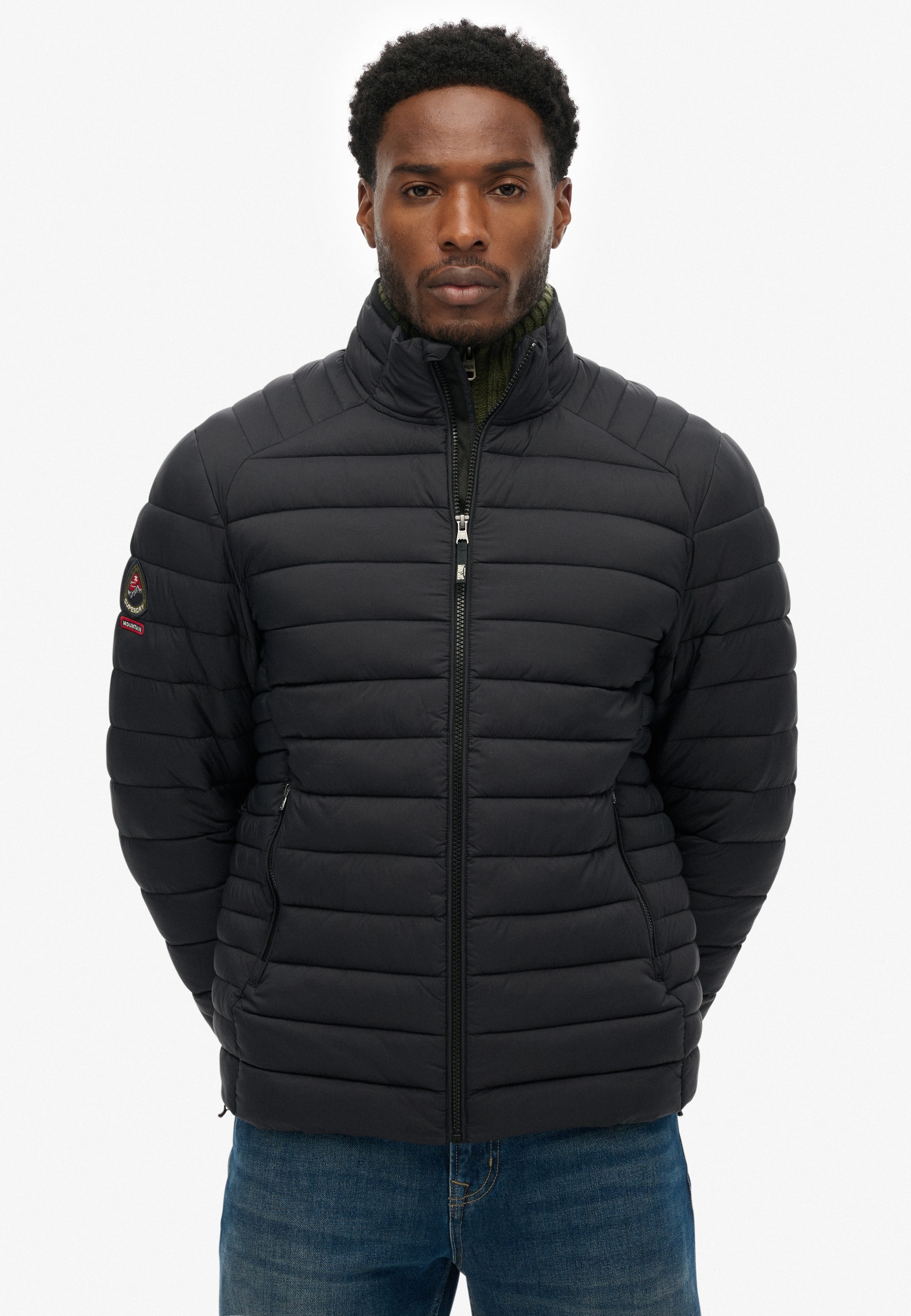 Superdry Steppjacke »FUJI LITE PADDED JACKET« ohne Kapuze