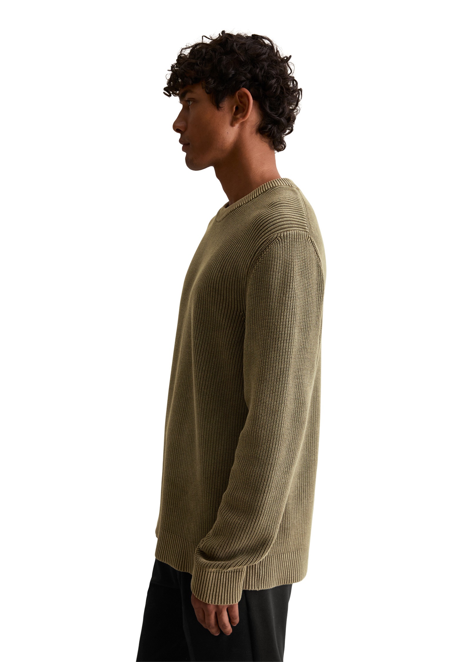 Marc OPolo DENIM Rundhalspullover "mit speziellem Farbeffekt" günstig online kaufen