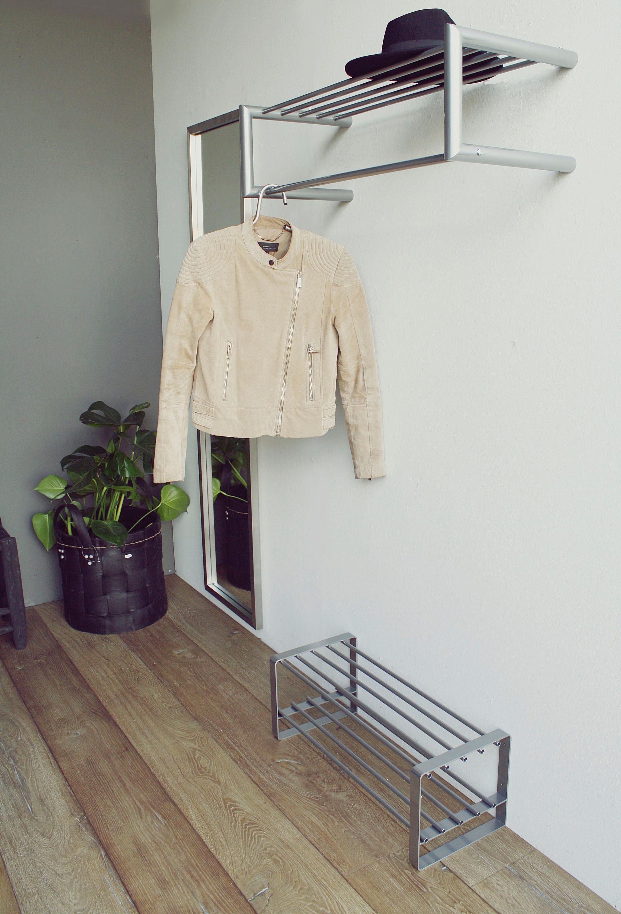 Spinder Design Garderobenleiste "SMOOTH", Metall, Schlichtes Design, Breite günstig online kaufen