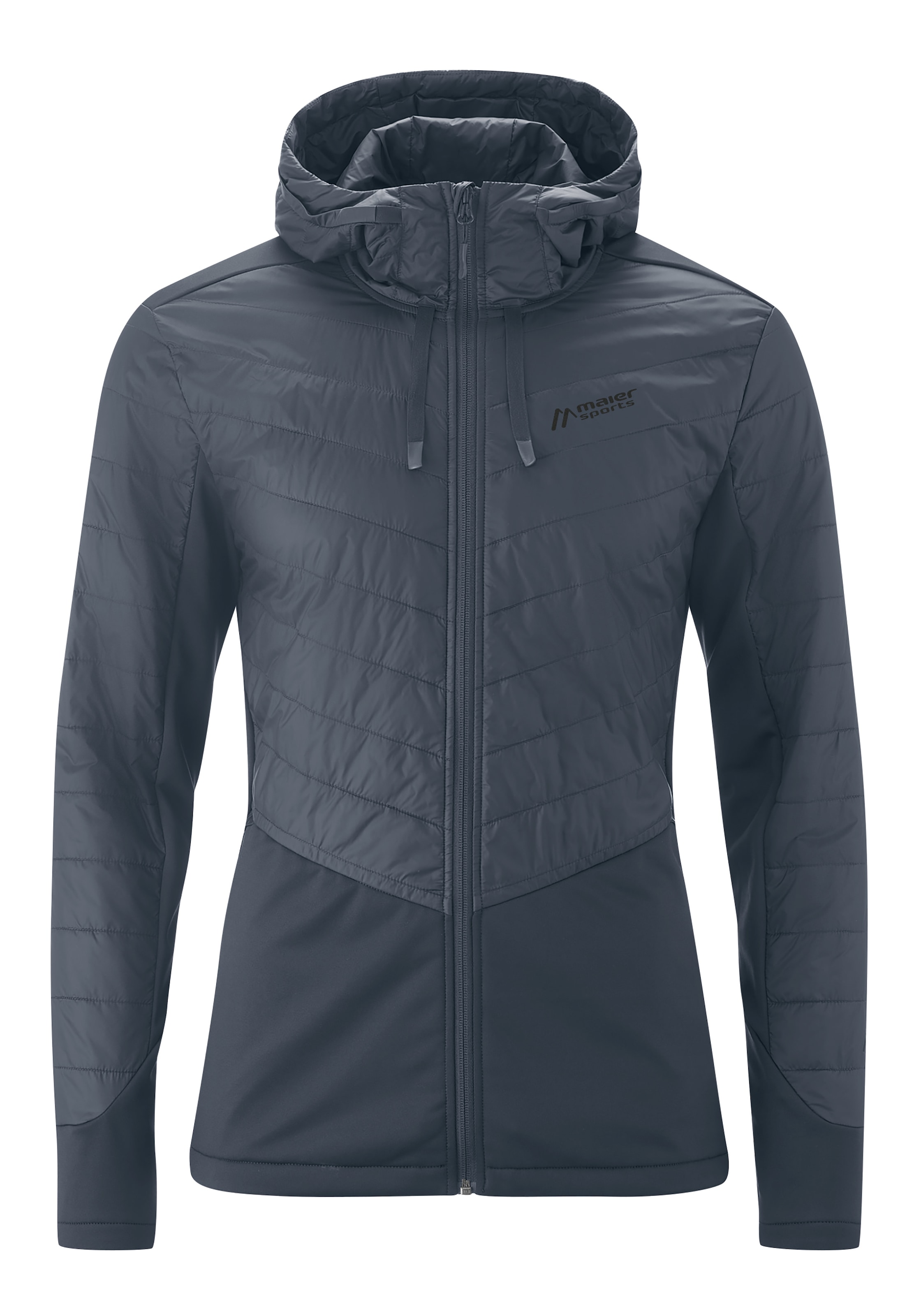 Maier Sports Funktionsjacke "Melbu Ice M", Vielseitig einsetzbare Hybridjacke aus Stretch-Fleece