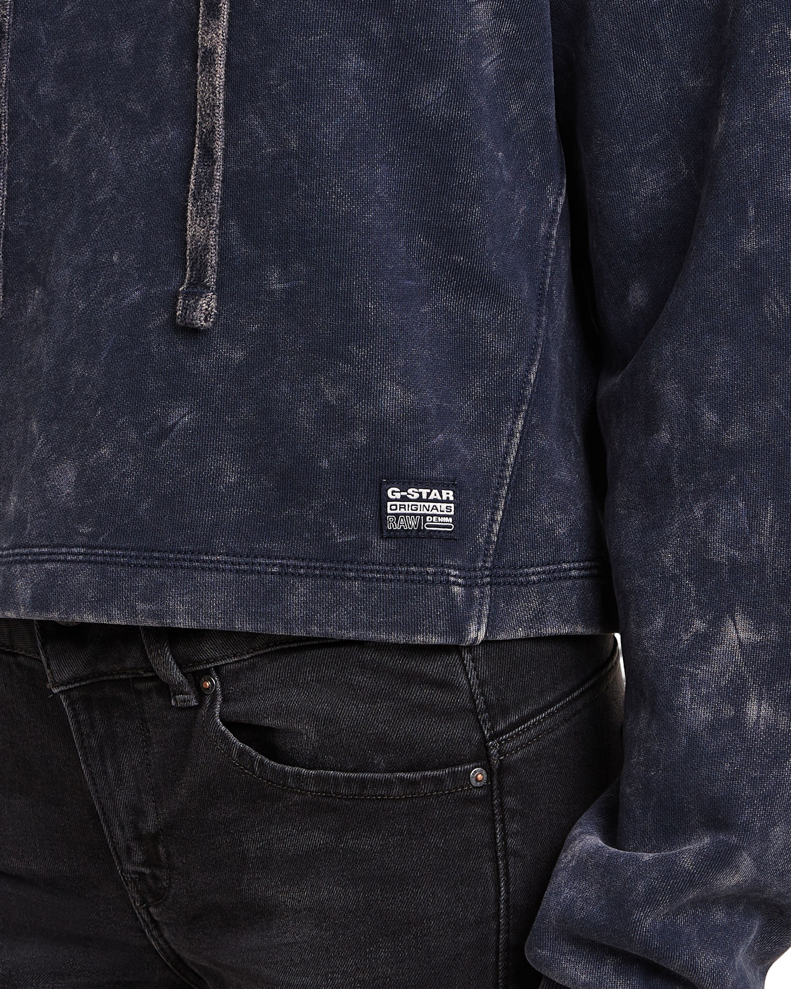 G-STAR Longpullover »Overdyed Loose Hooded Sweatshirt«