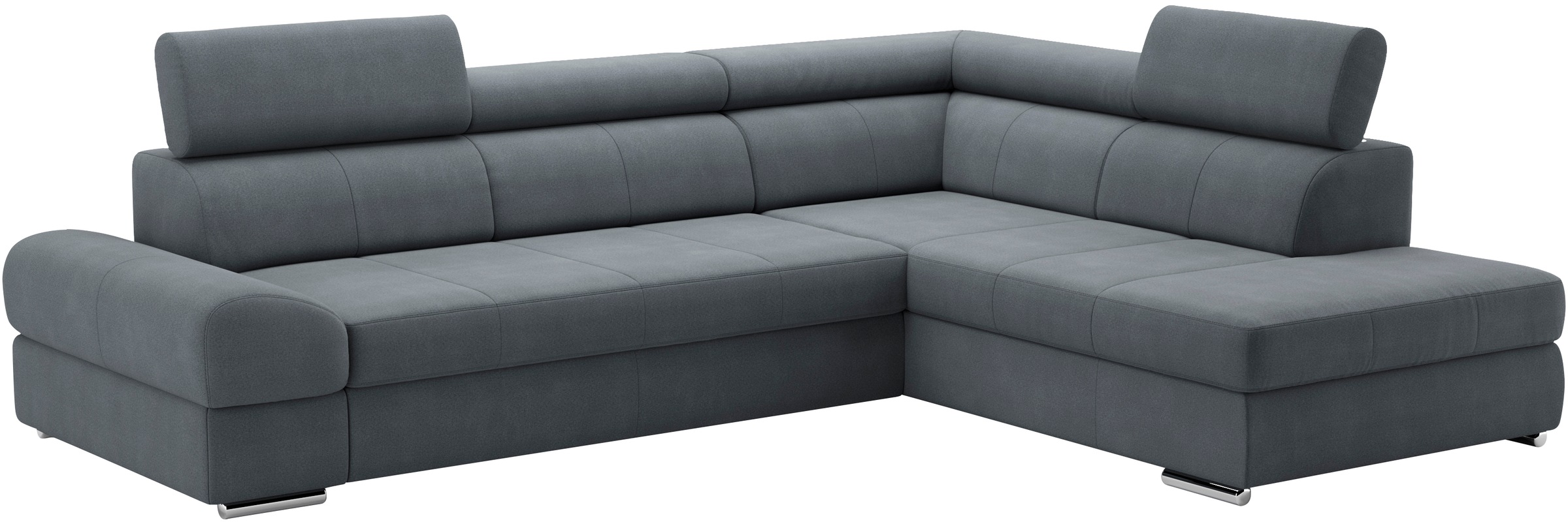 sit&more Ecksofa »Broadway L-Form«, mit verstellbaren Kopfteilen, wahlweise mit Bettfunktion