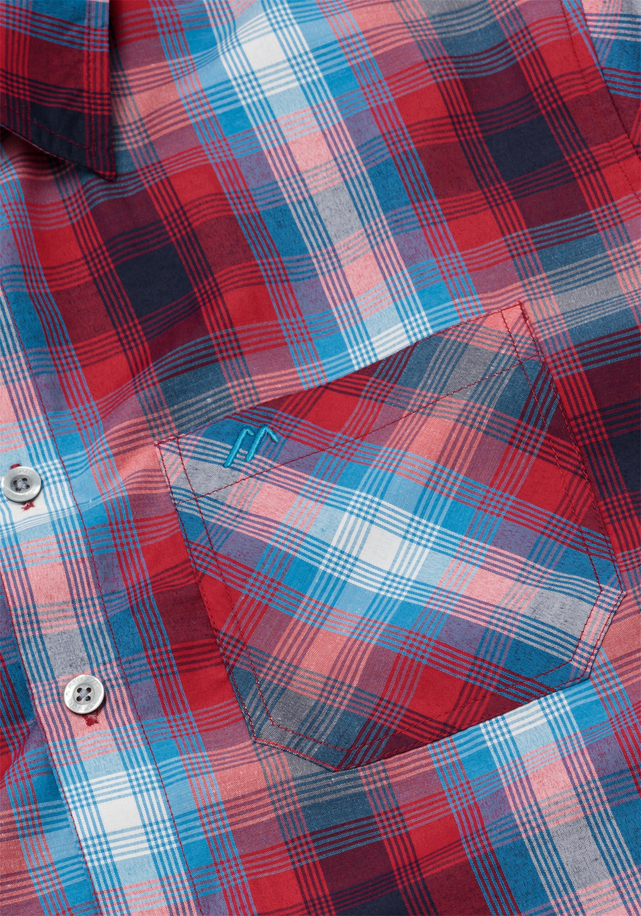 Maier Sports Funktionshemd »Claas« Herren Hemd, langarm Karohemd für Outdoor und Freizeit