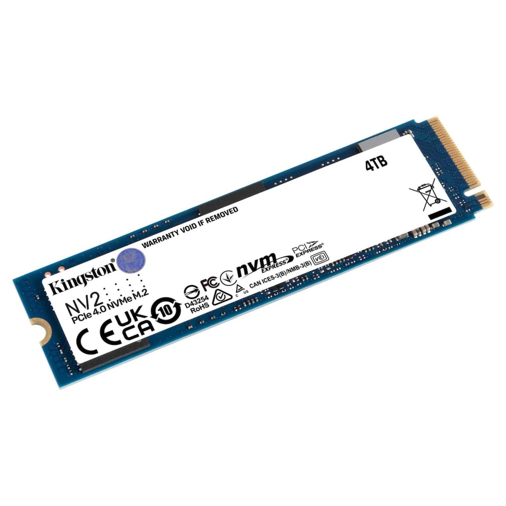 Kingston interne SSD »4000G NV2 M.2 2280 PCIe 4.0 NVMe SSD«